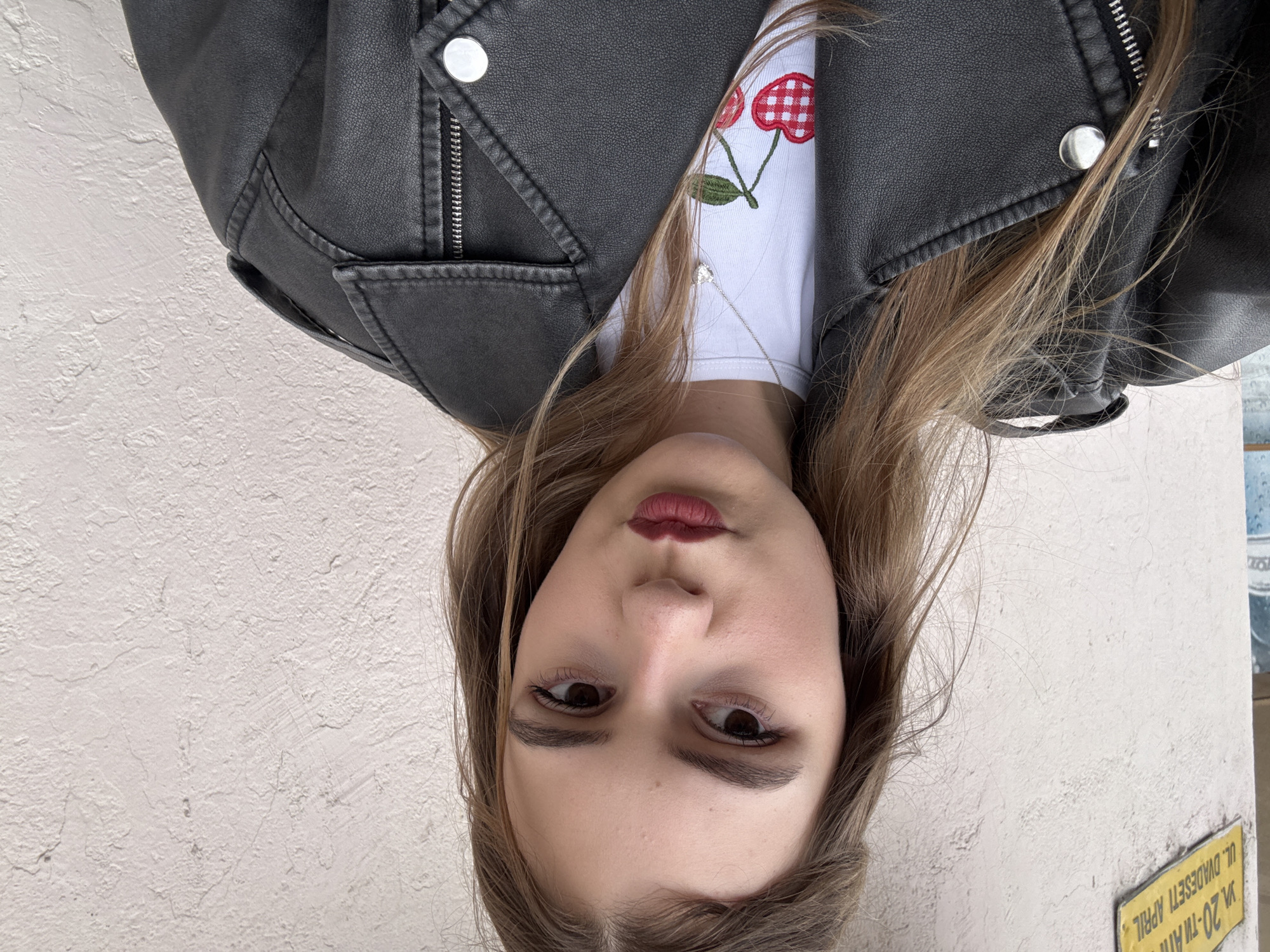 Women pose for casual photos in Panagyurishte, Bulgaria
