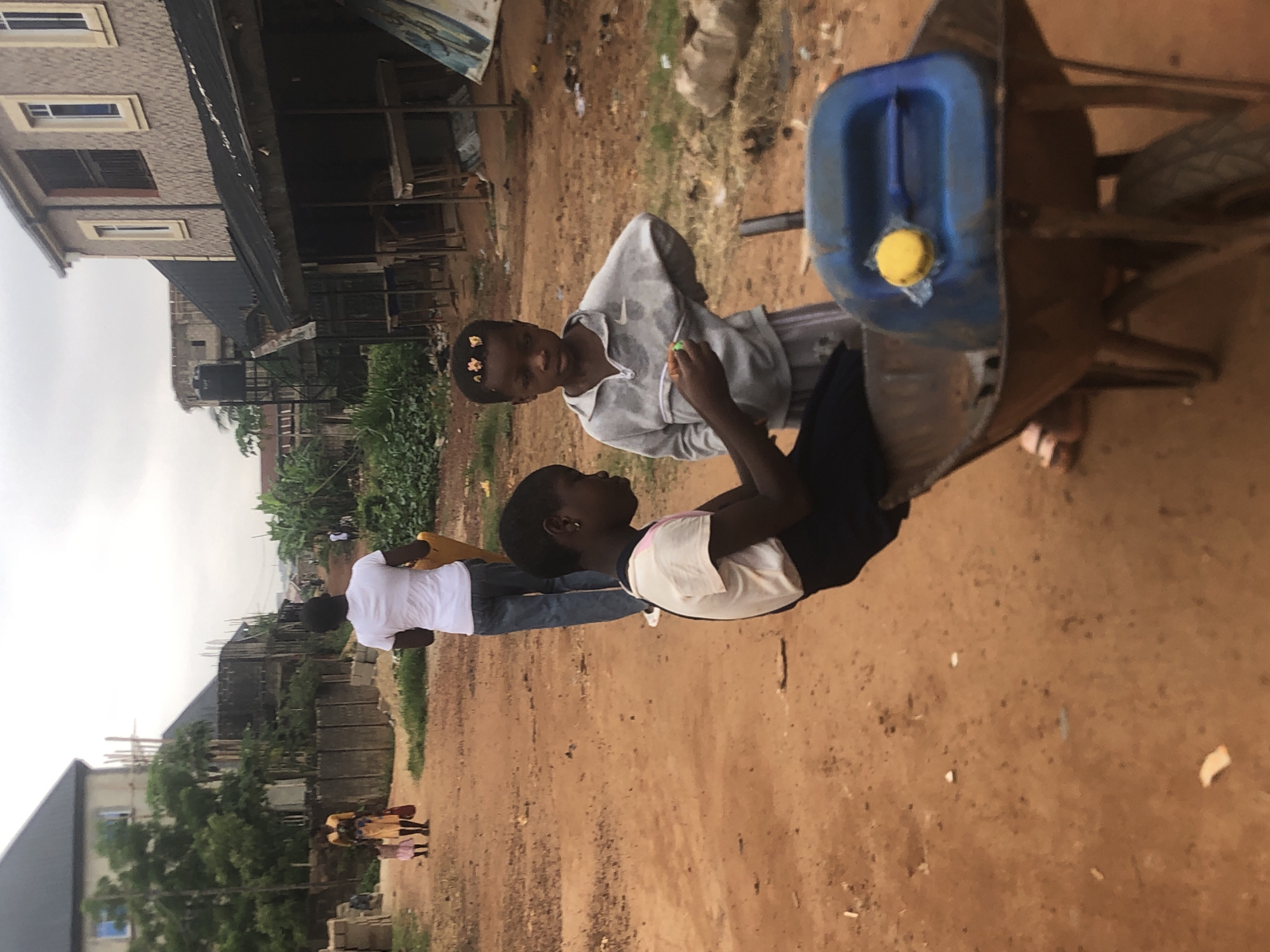 Morning scenes captured in Ukwu-Abwa showing local landscape
