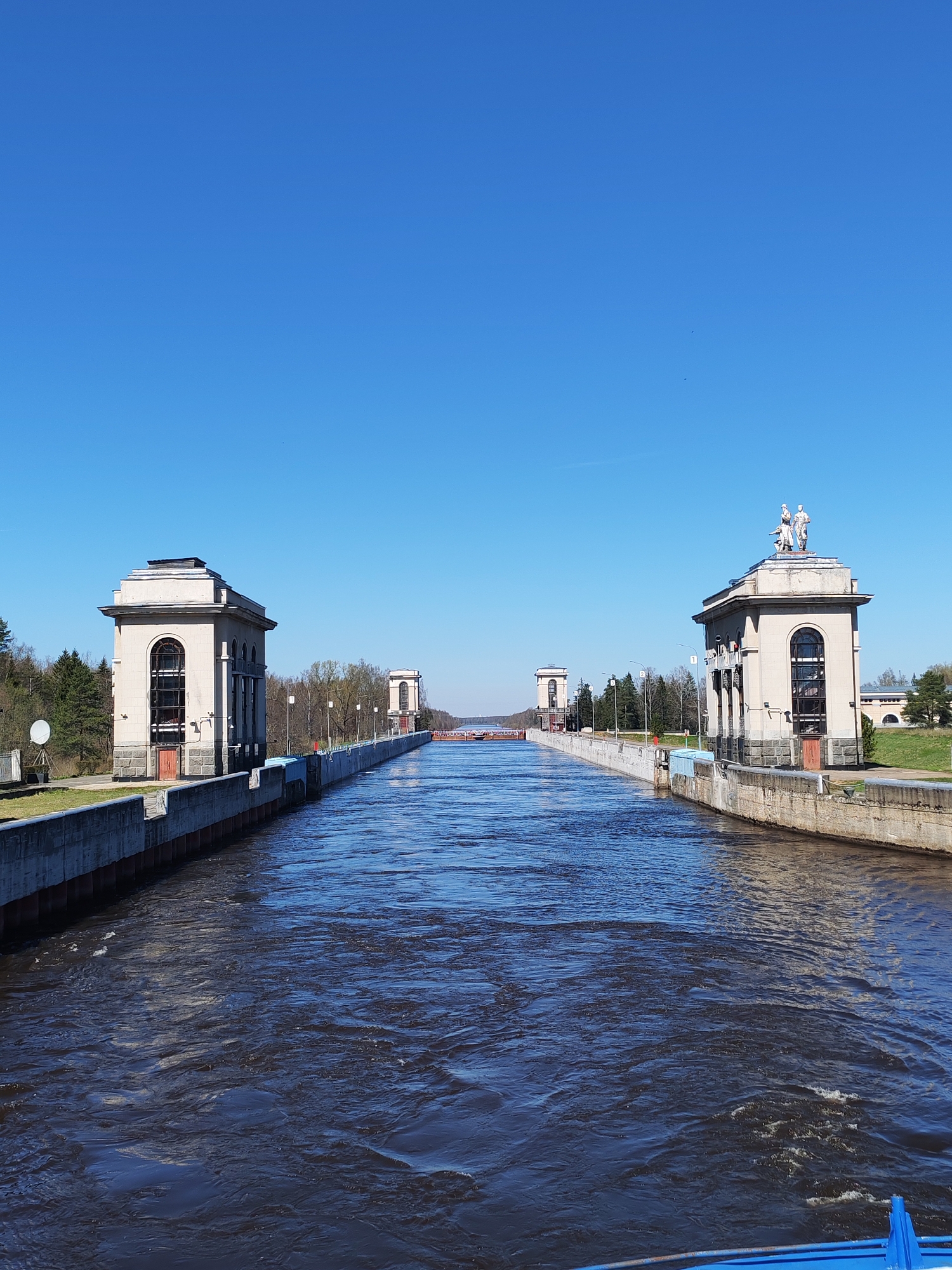 Volga-Don Canal Lock No. 14 documented in Tempy, Russia