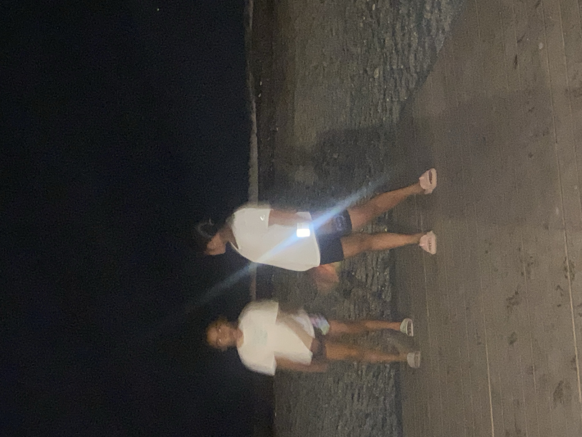 Summer night out along Marbella's beachfront promenade
