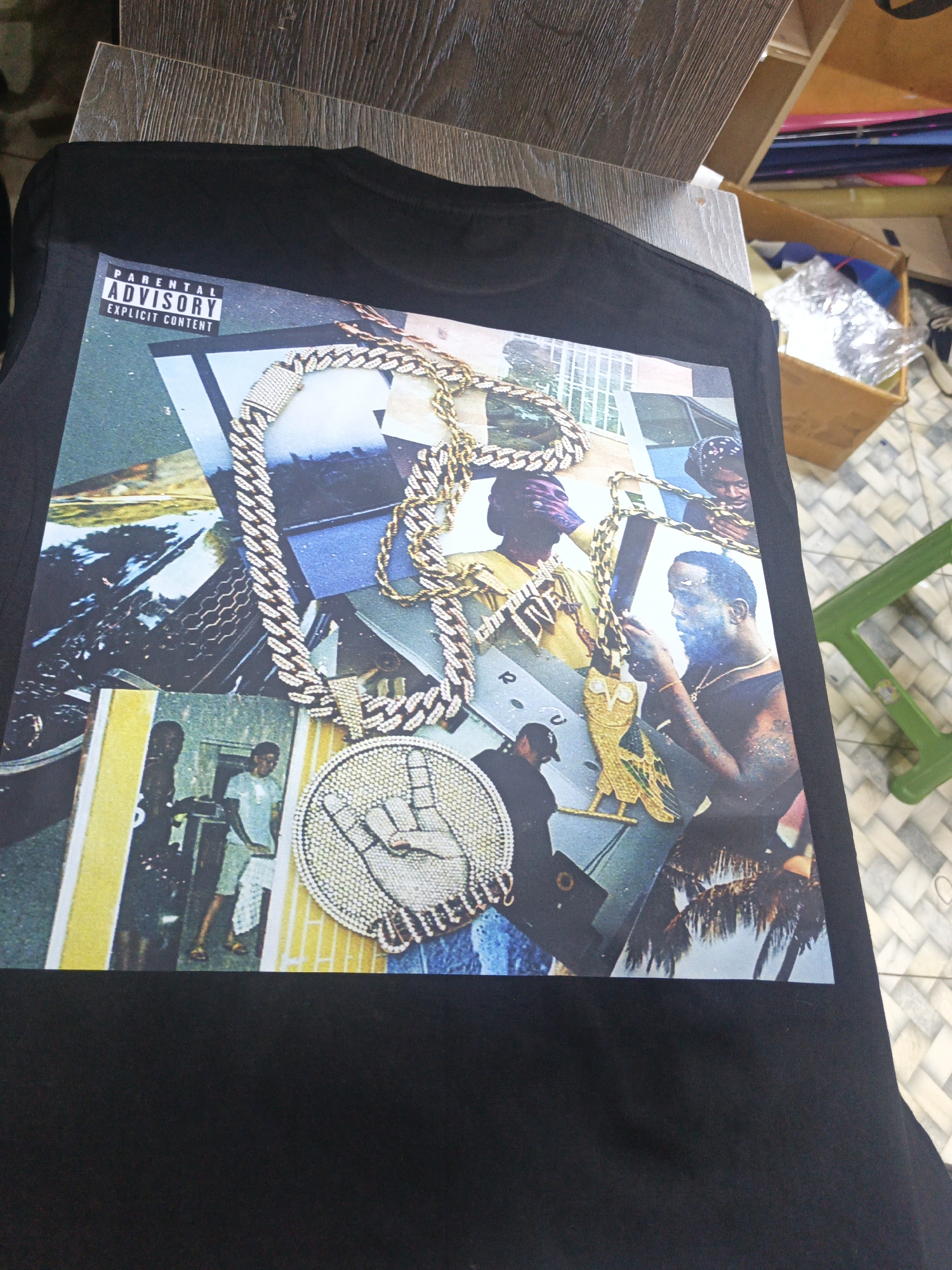 Clothing items documented at Nairobi retail locations
