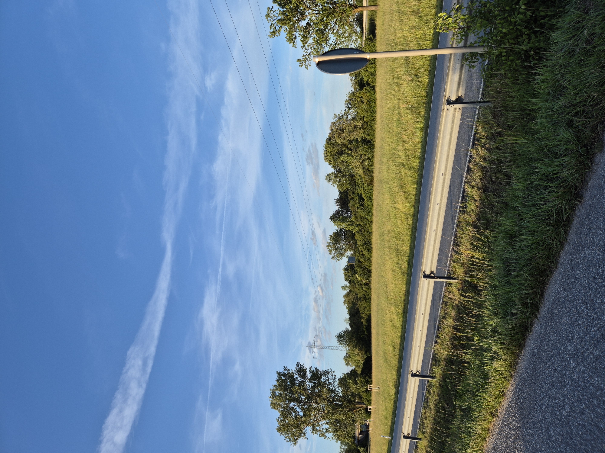 Rural roads and crop fields around Ergolding, Germany