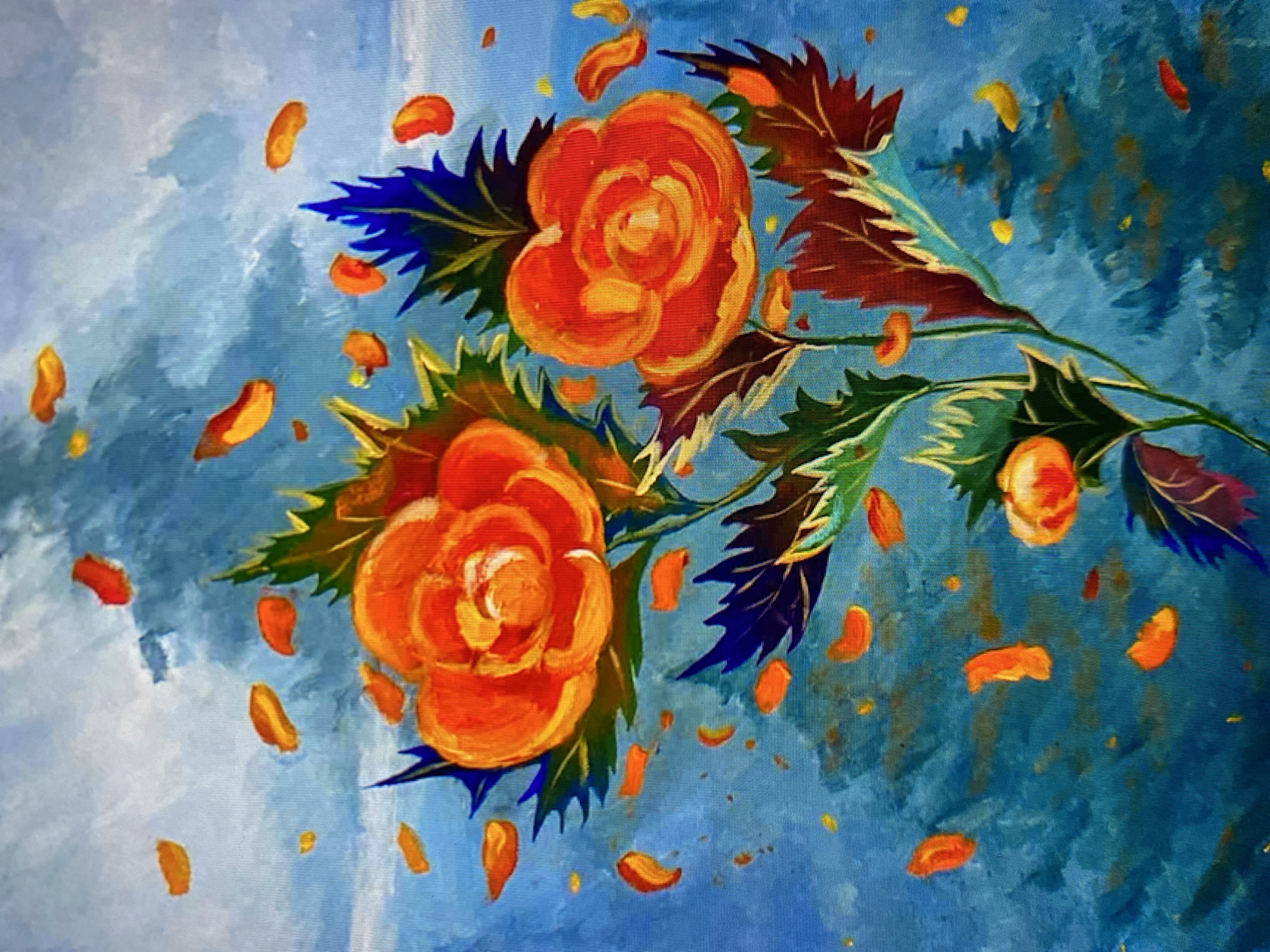 Art collection of 22 paintings documented during early morning hours