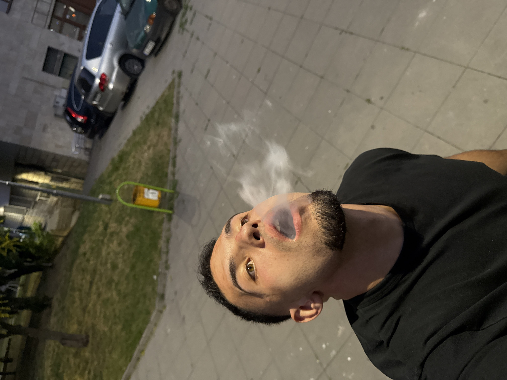Summer evening hangout in the streets of Shumen