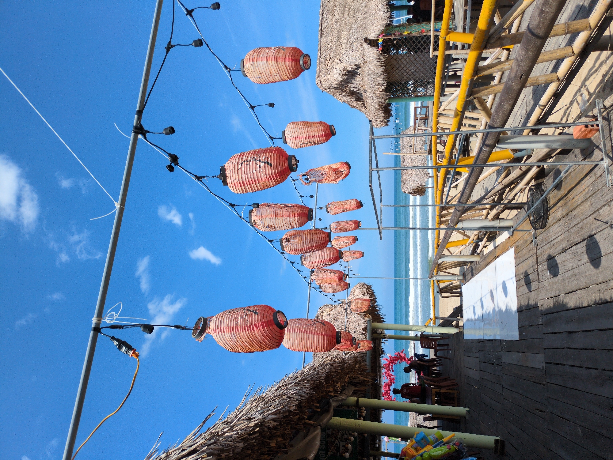 Beach morning and live seafood near Huế, Vietnam