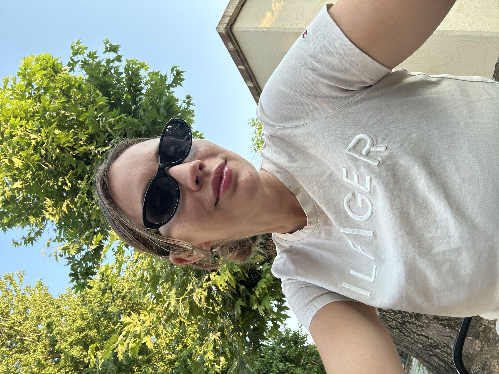 Smiling selfie in Fethiye on a sunny Turkish afternoon.