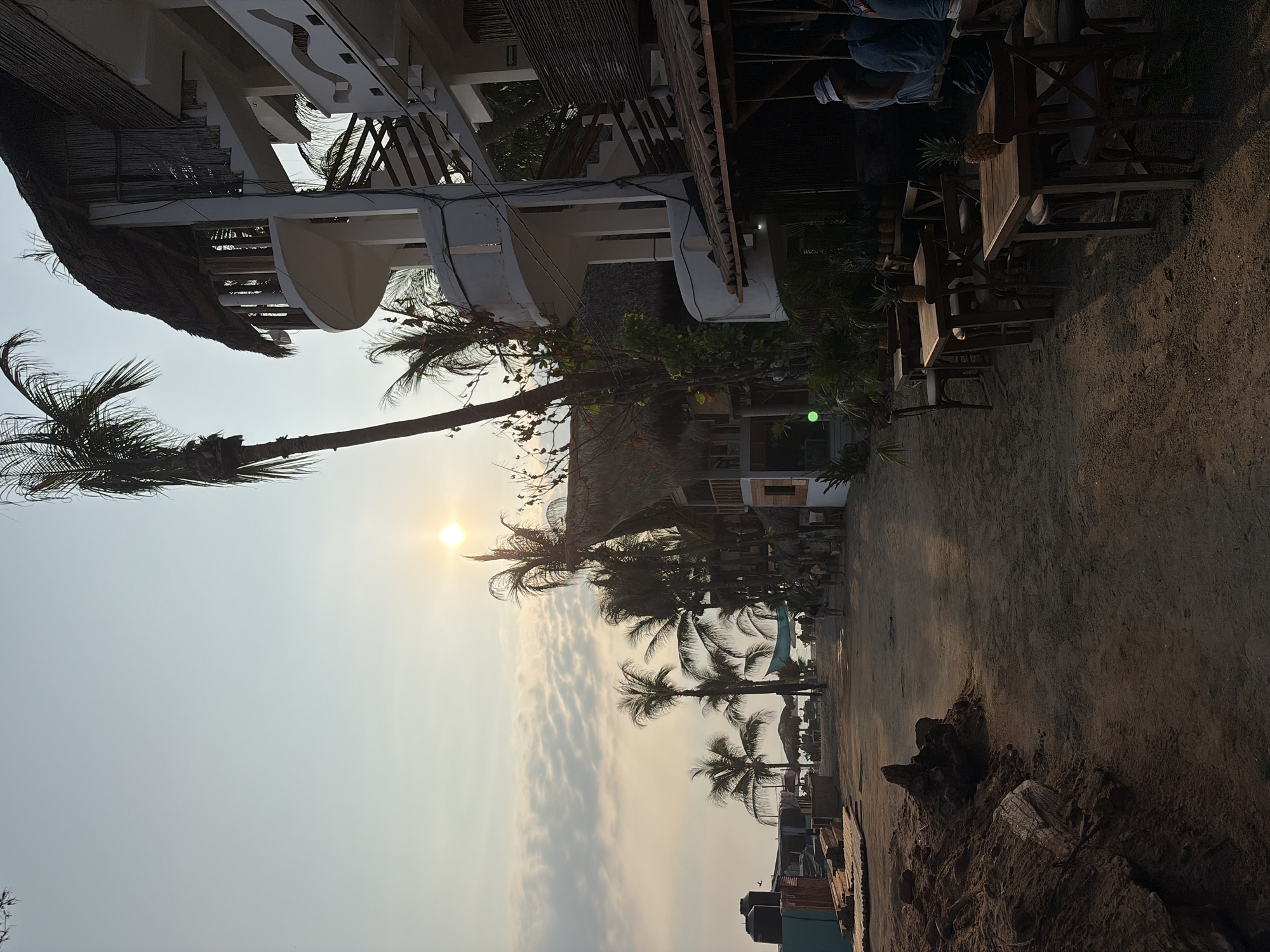 Evening resort scenes captured in Brisas de Zicatela, Mexico