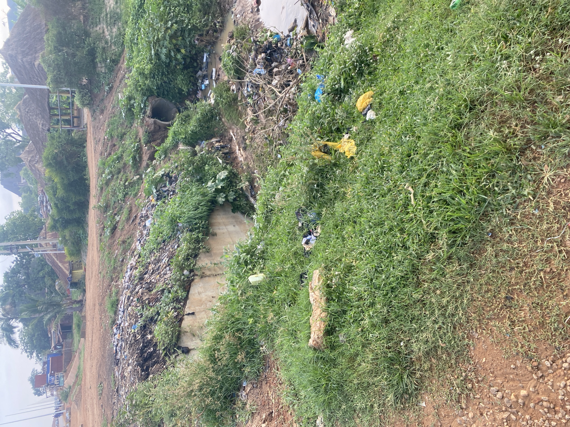 Dirt road conditions documented near Abuja construction site