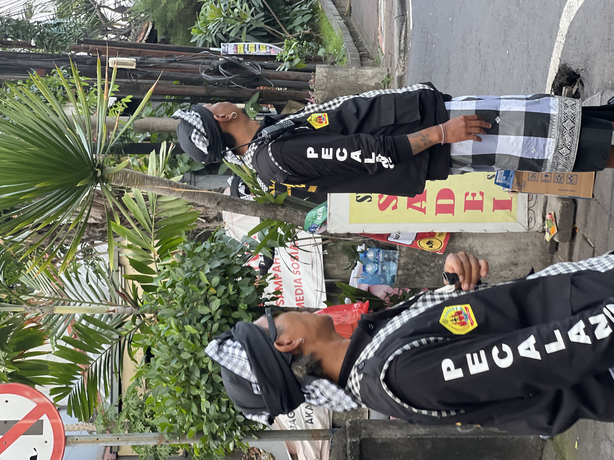 Street life and temple architecture meet in North Kuta, Bali