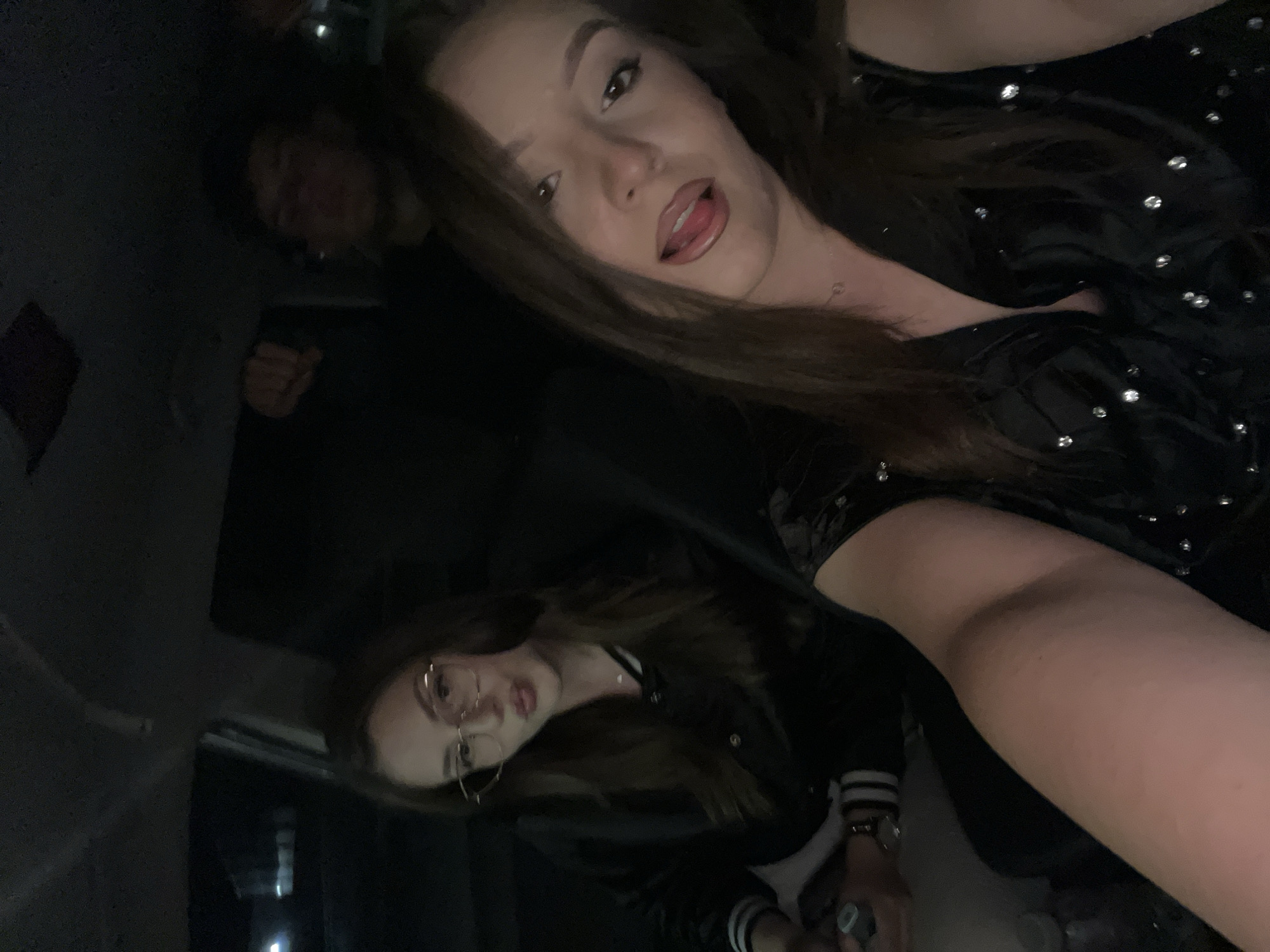 Late night car hangout with selfies in Elhovo