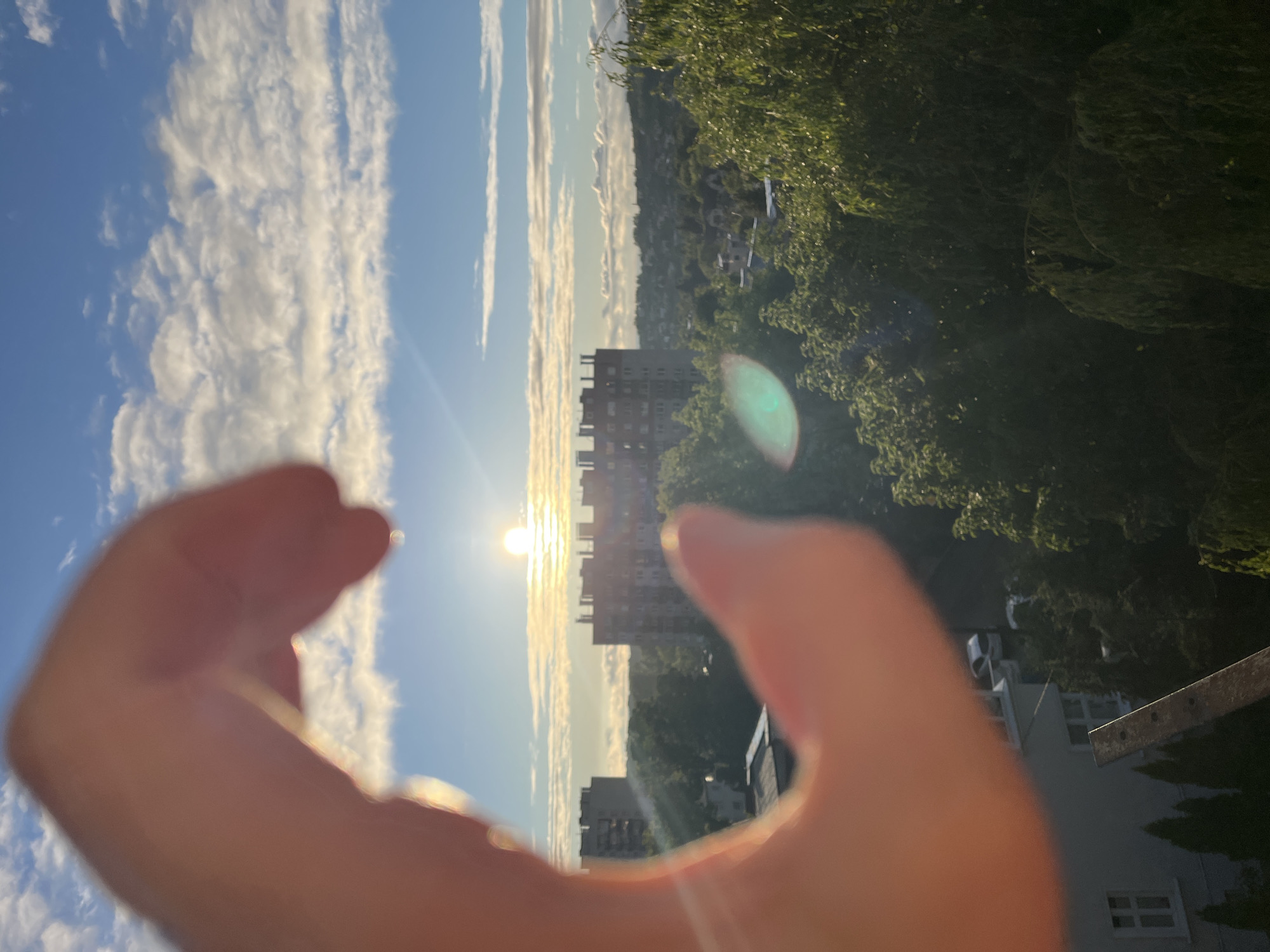 Witness documents 30 elevated urban landscape views over evening hours