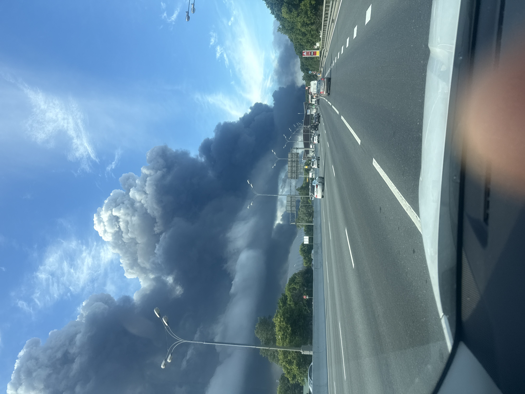 On the road through Moscow's multi-lane highway infrastructure