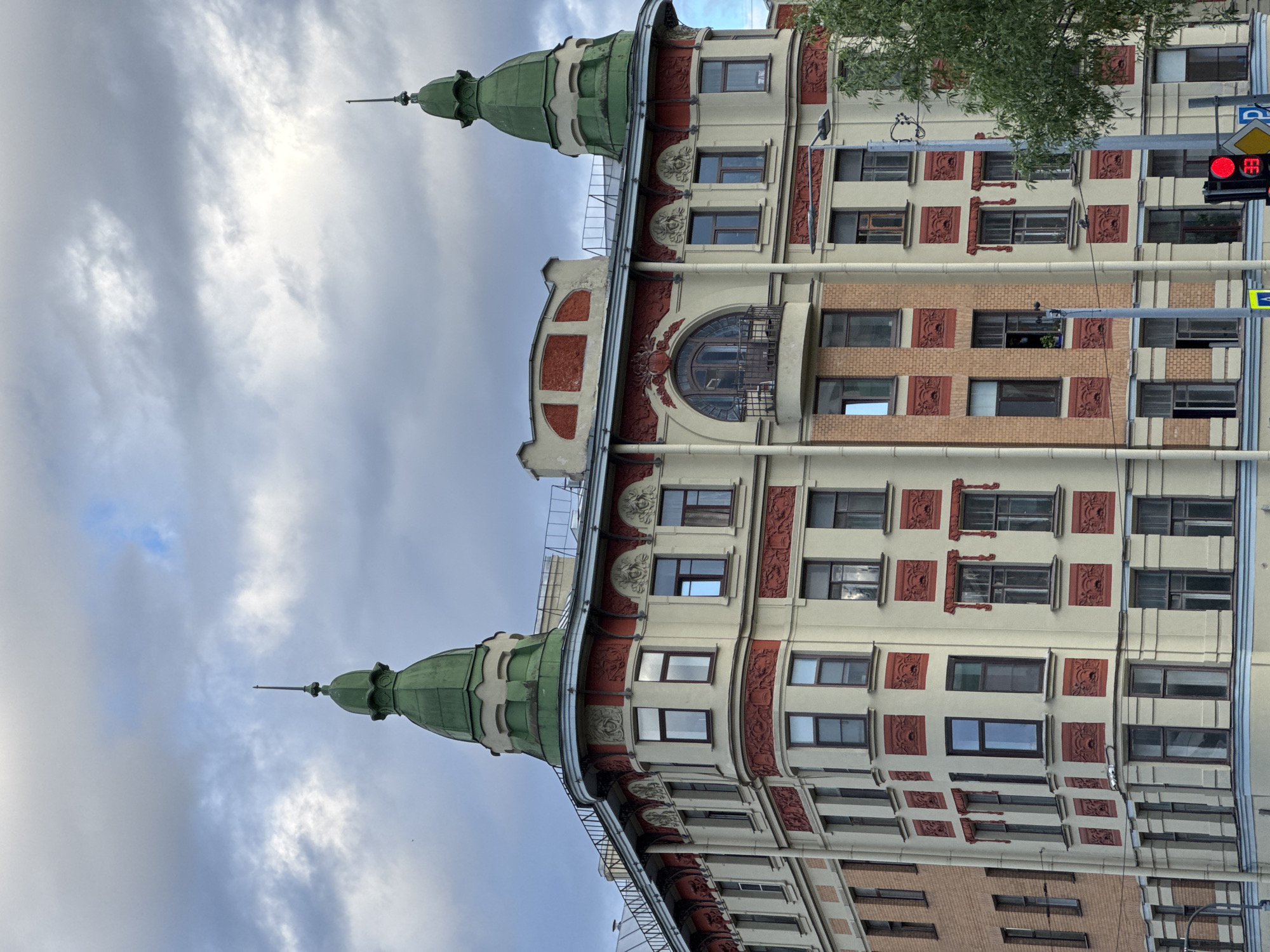 Saint Petersburg's Smolny Cathedral captured in afternoon architectural documentation