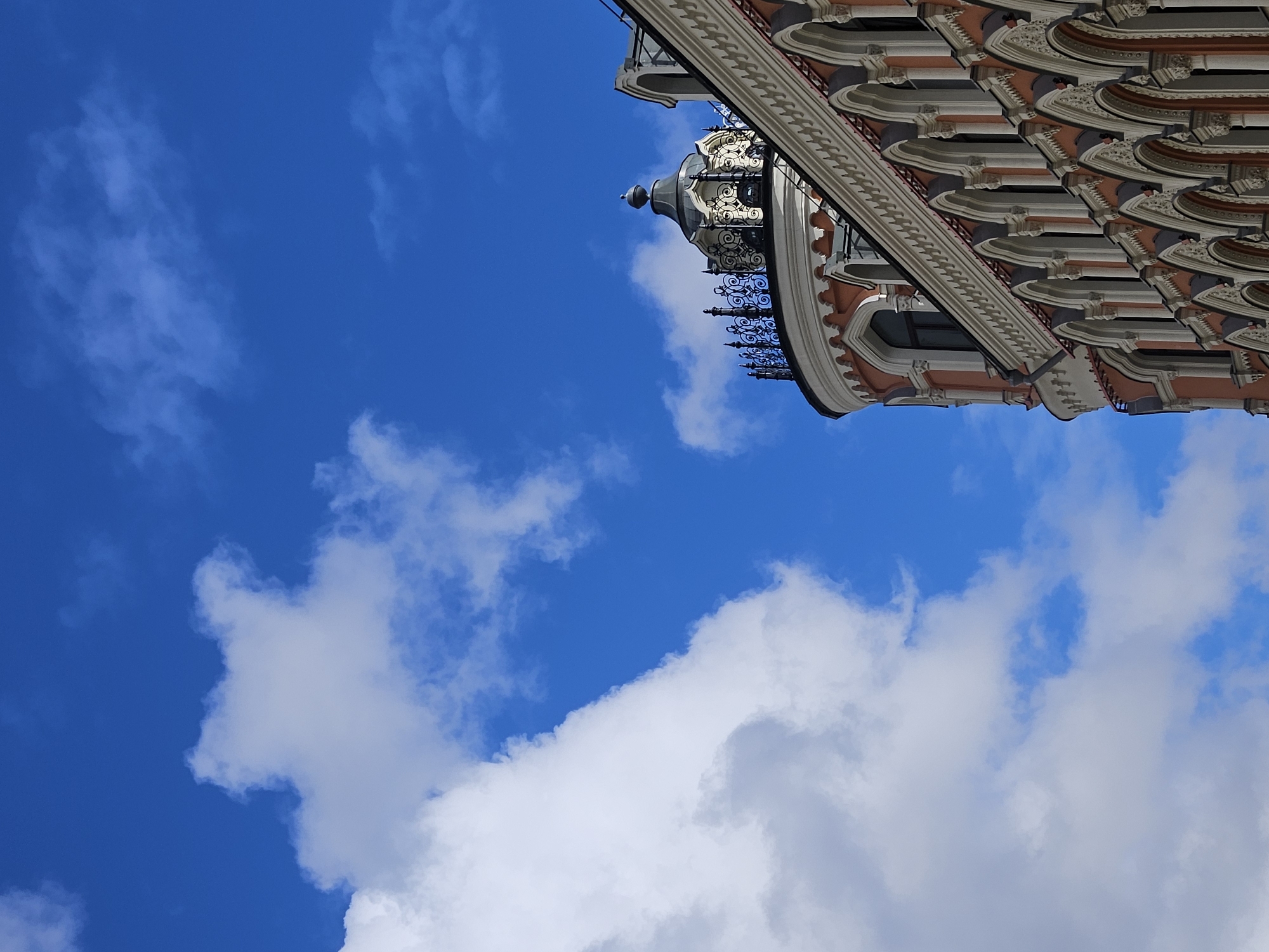 Moscow architectural documentation captures classical buildings and church dome