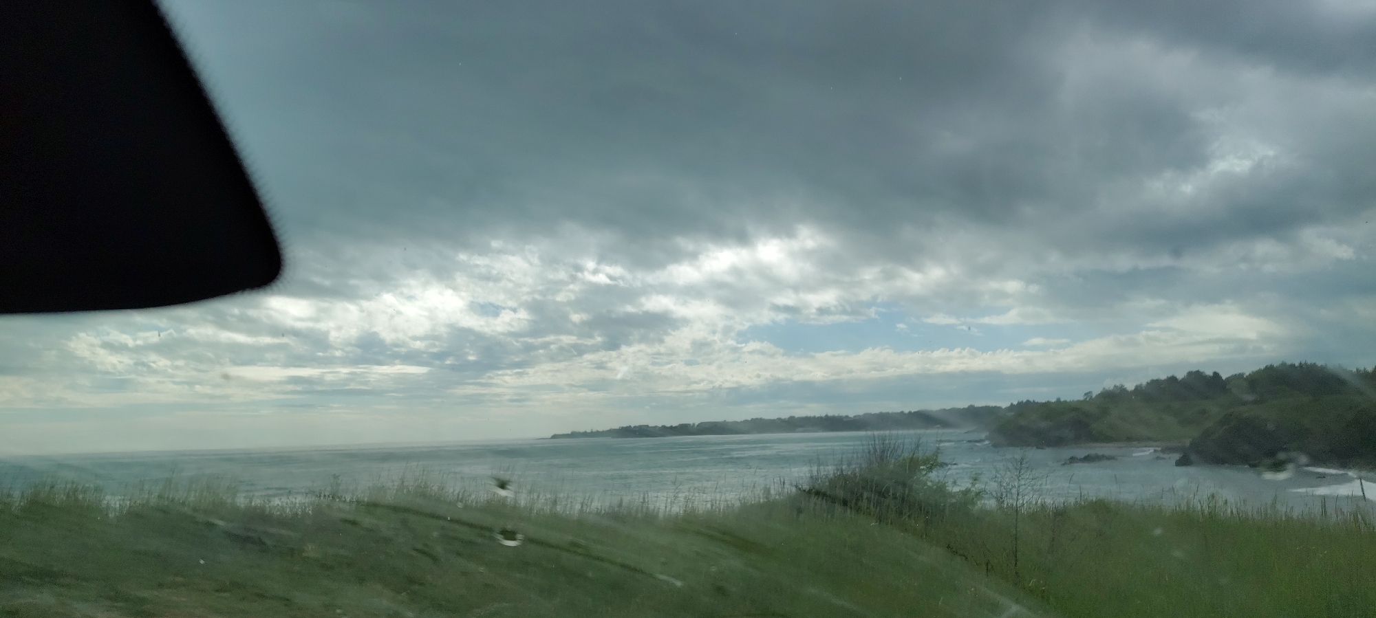 Morning coastal views captured near Varvara, Bulgaria under overcast skies