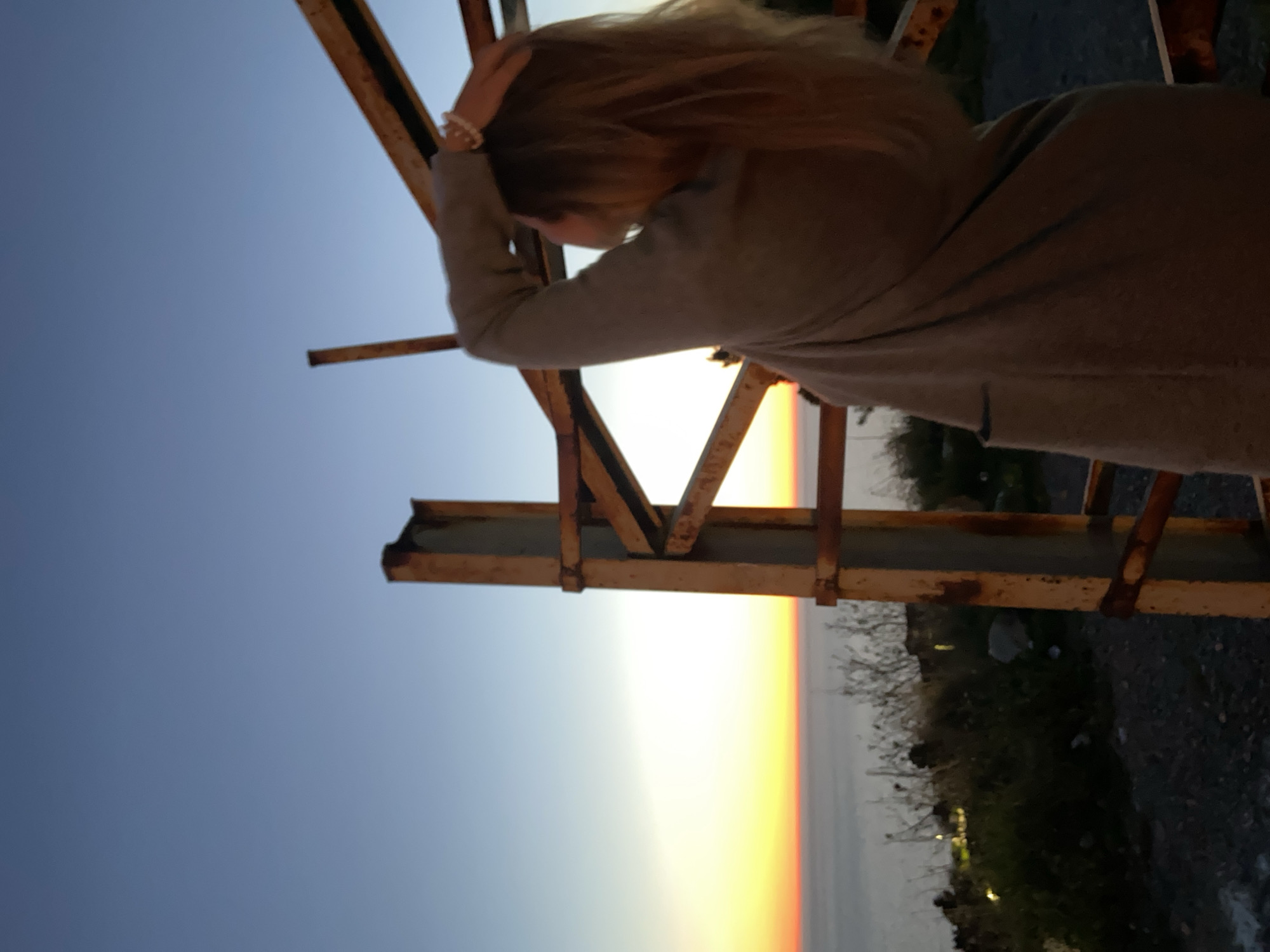 Sunset observed from clifftop in Krstac, Montenegro