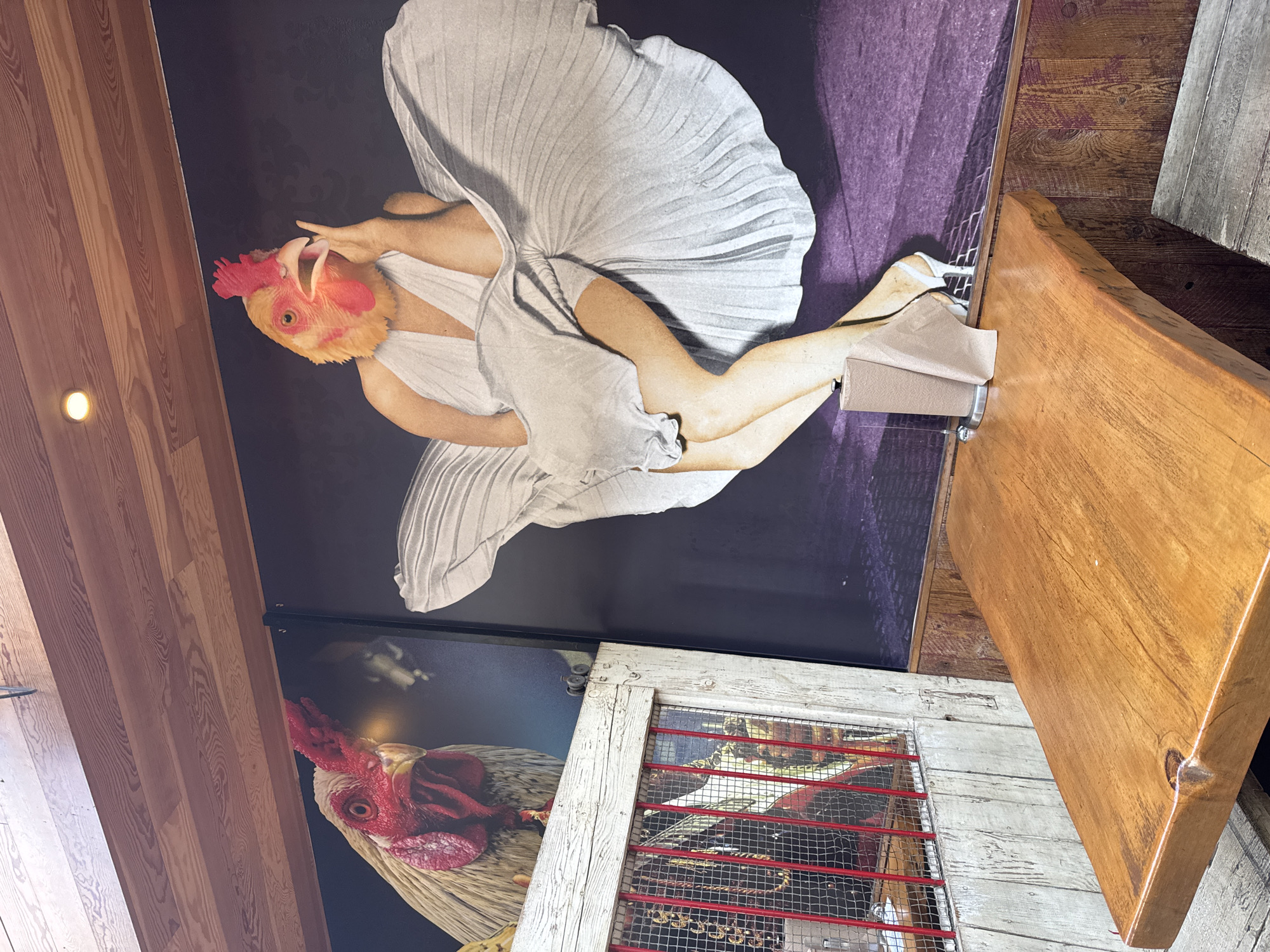 Eclectic interior space documented in Costa Mesa early morning