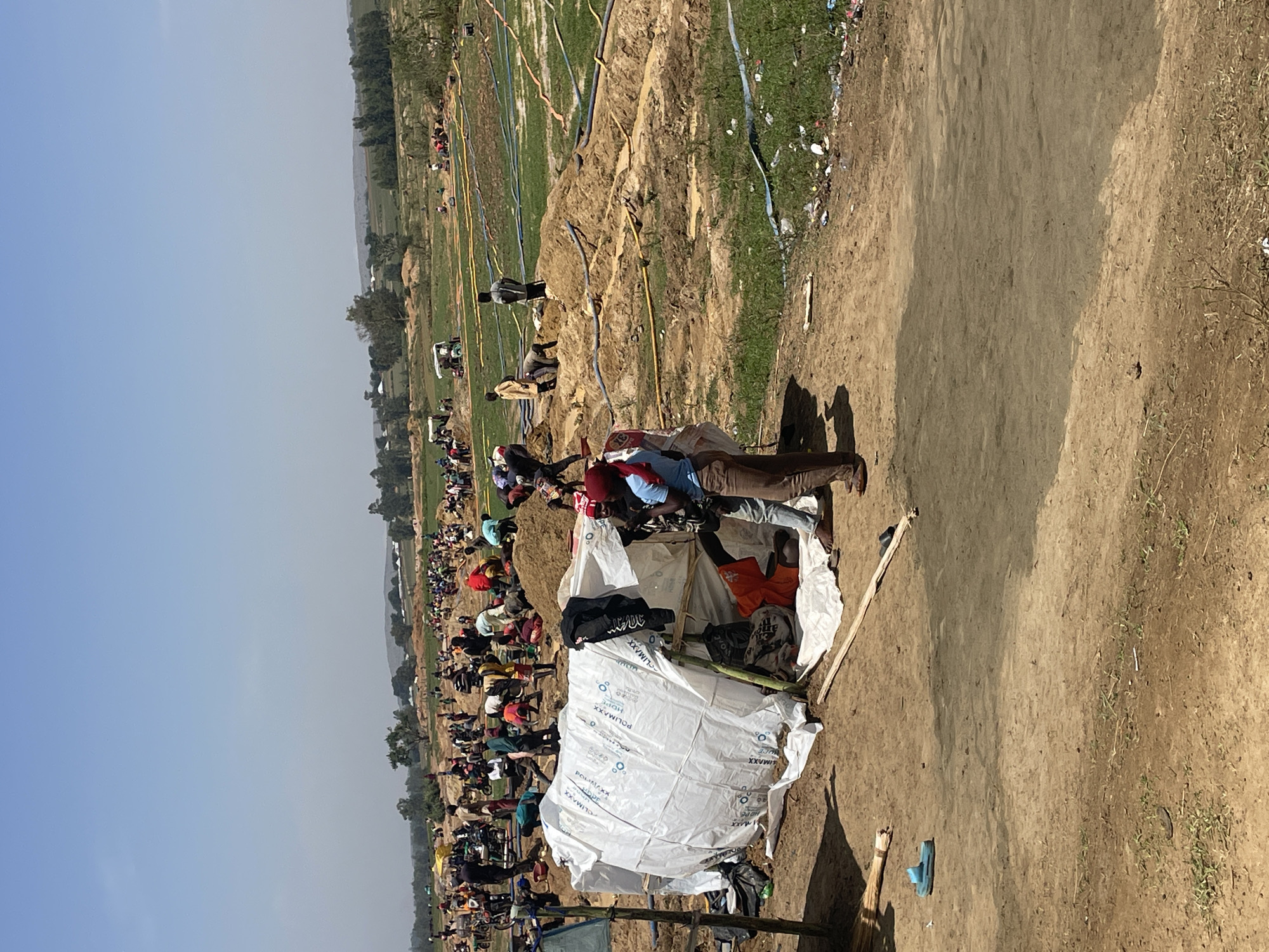 Open-pit mining operations documented in Maiyanga, Nigeria