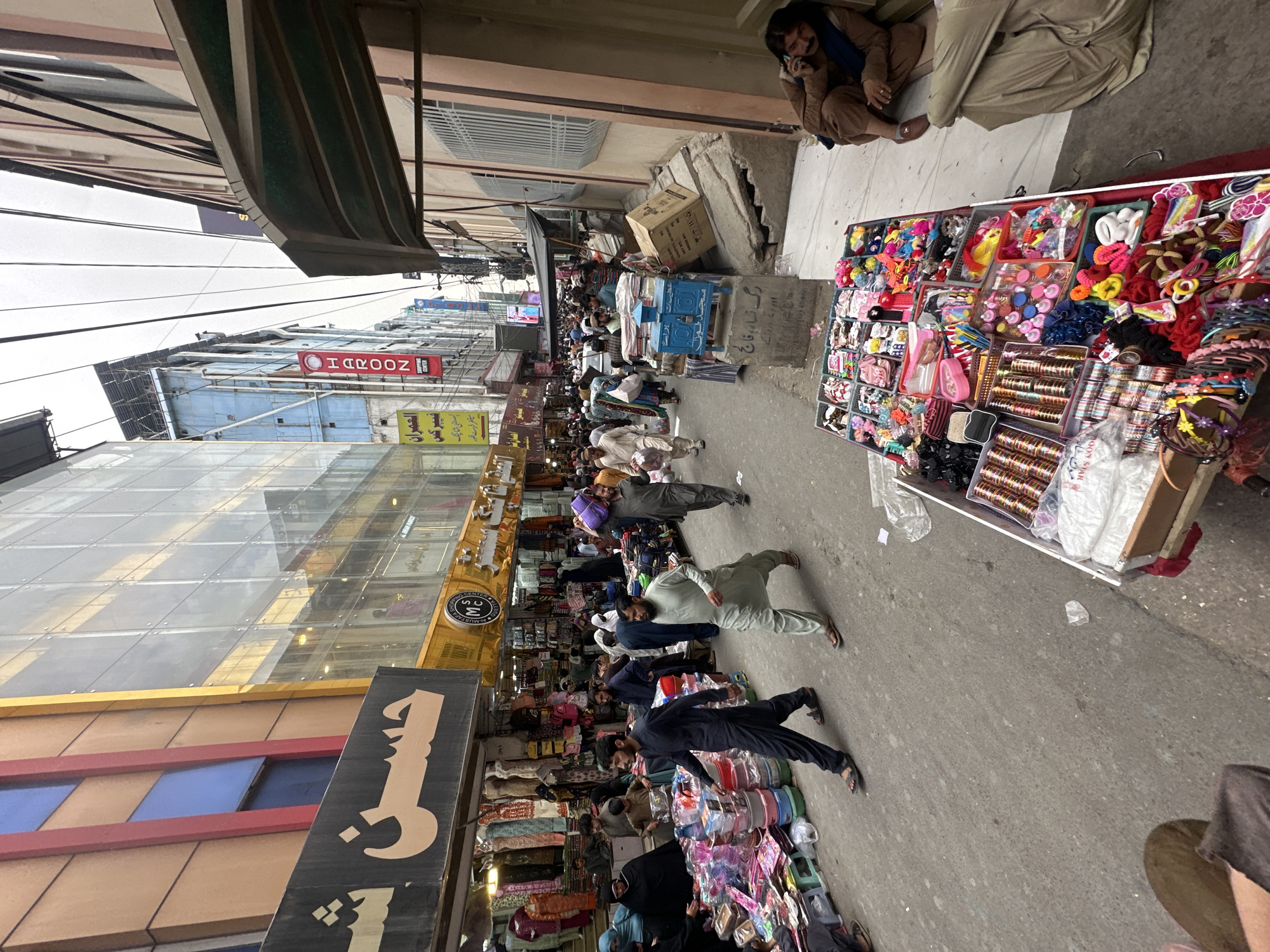 Daily street life documented in Quetta's commercial districts