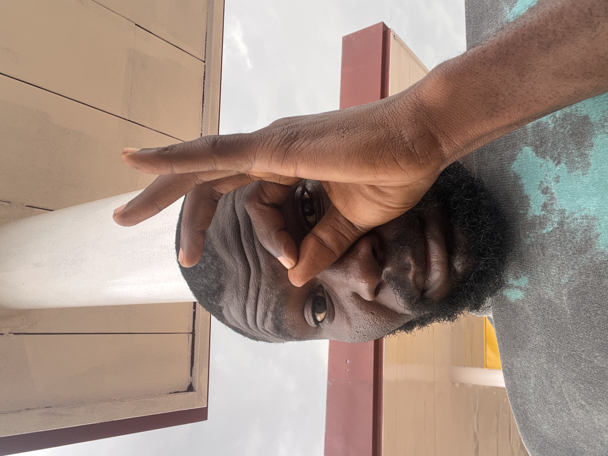 Daily life portraits captured in Nigerian village street scenes