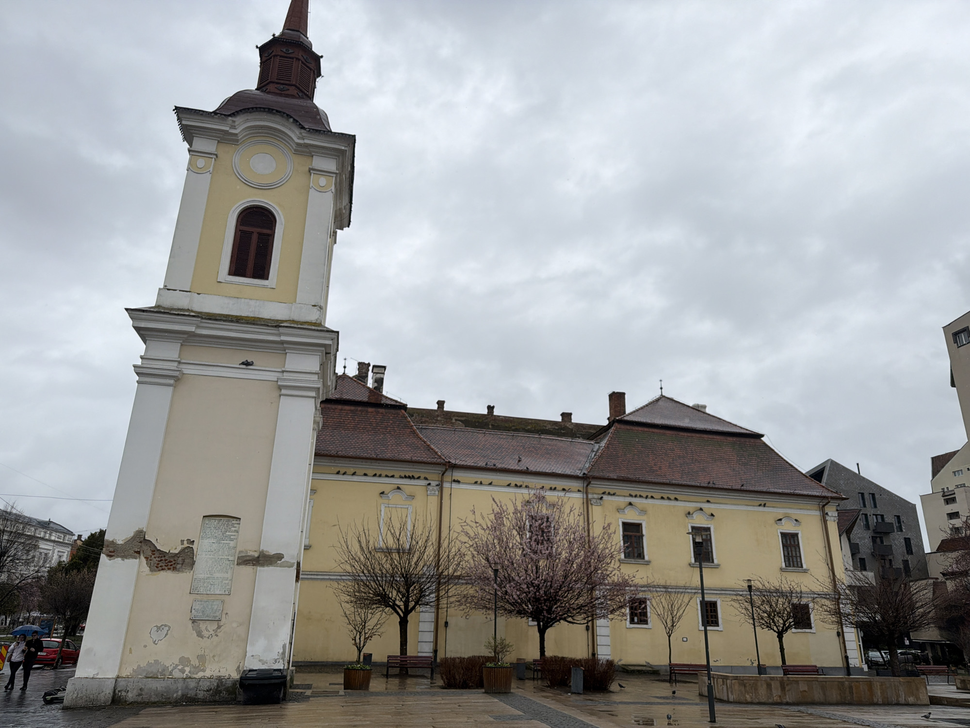 Historic architecture and wet squares documented in Târgu Mureș