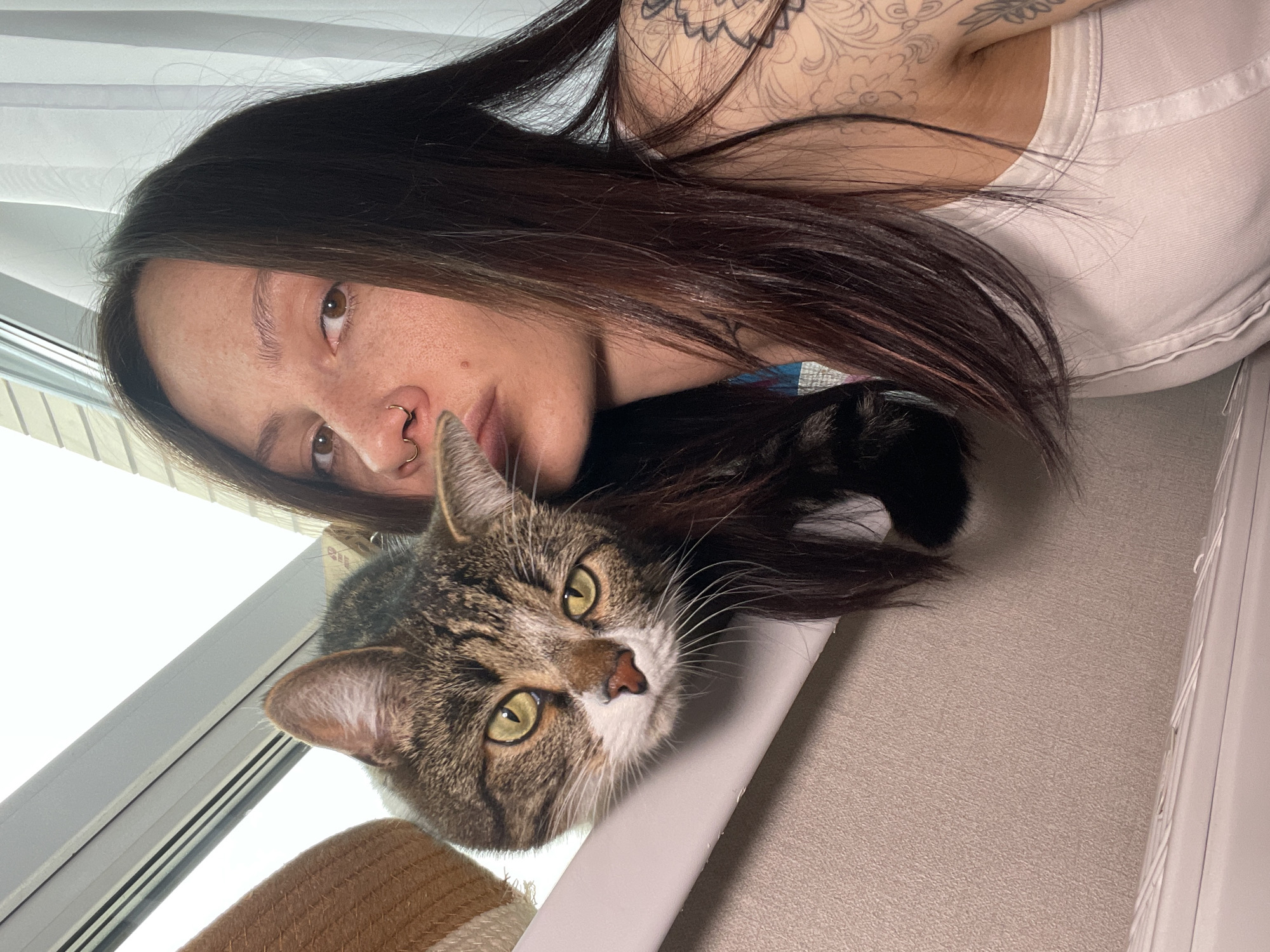 Woman with cat spotted multiple times around Izhevsk Monday morning