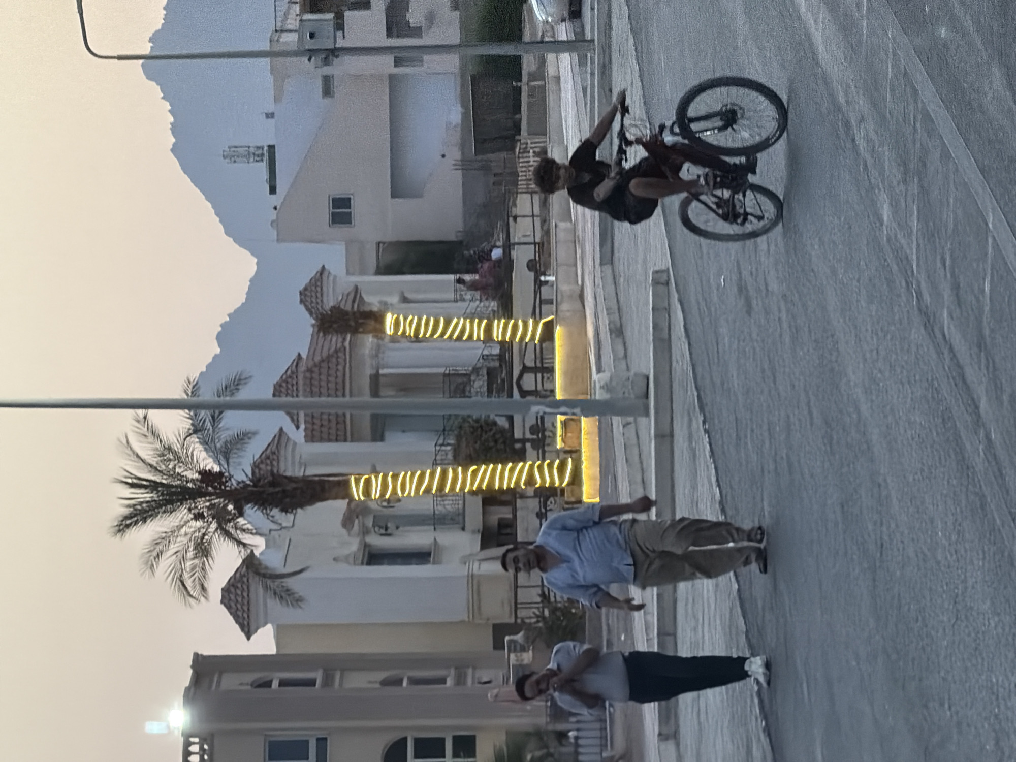 Evening street scenes and sunset moments in Sharm El Sheikh