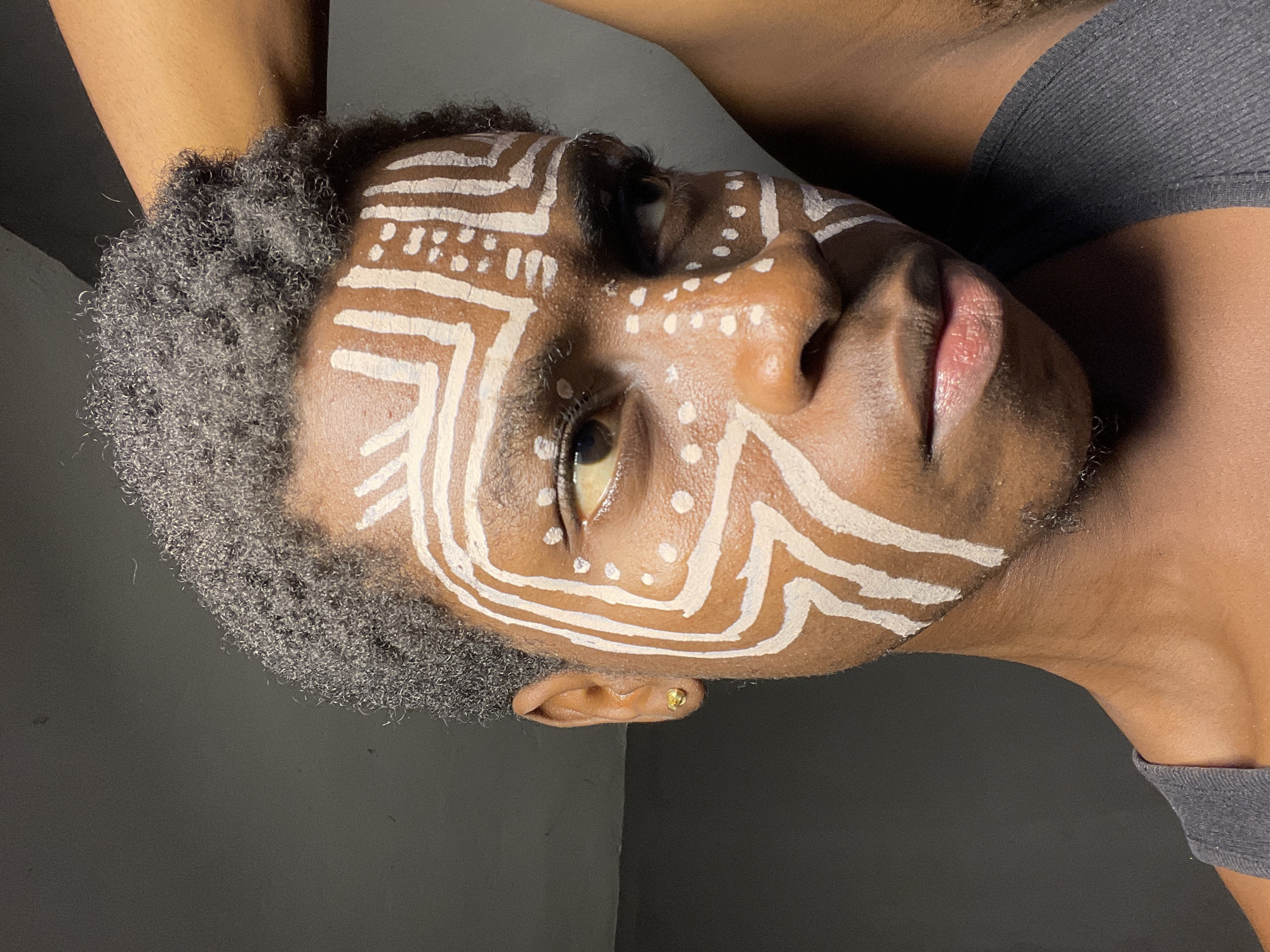 Traditional face painting documented in Nkpor, Nigeria