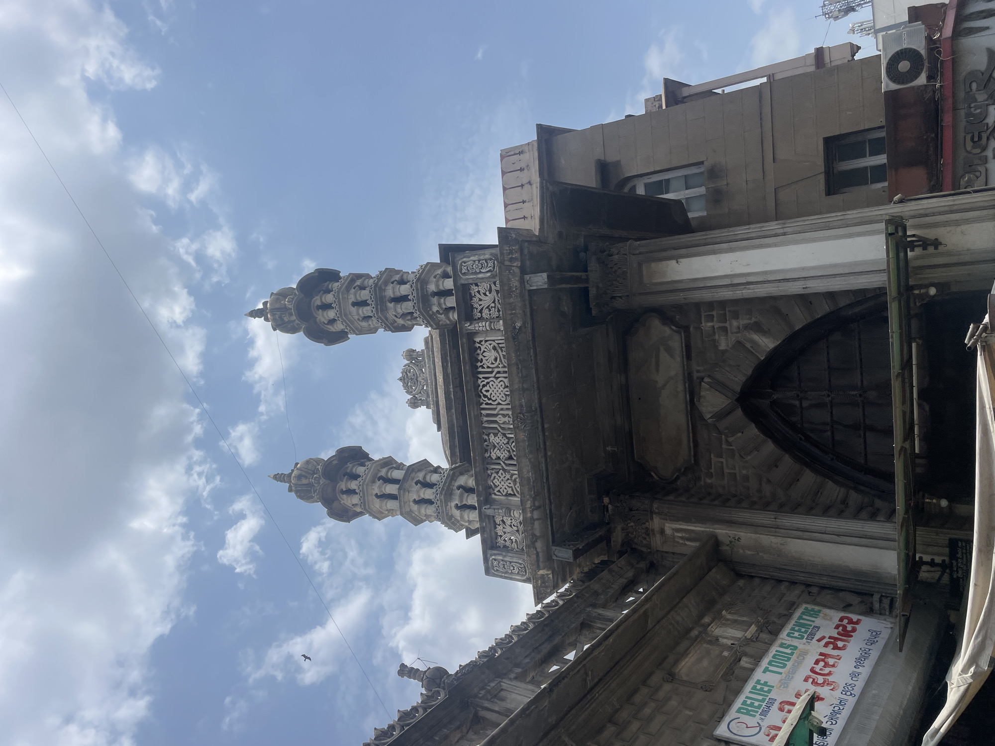 Ahmedabad's old city: mosques, market stalls, and street vendors