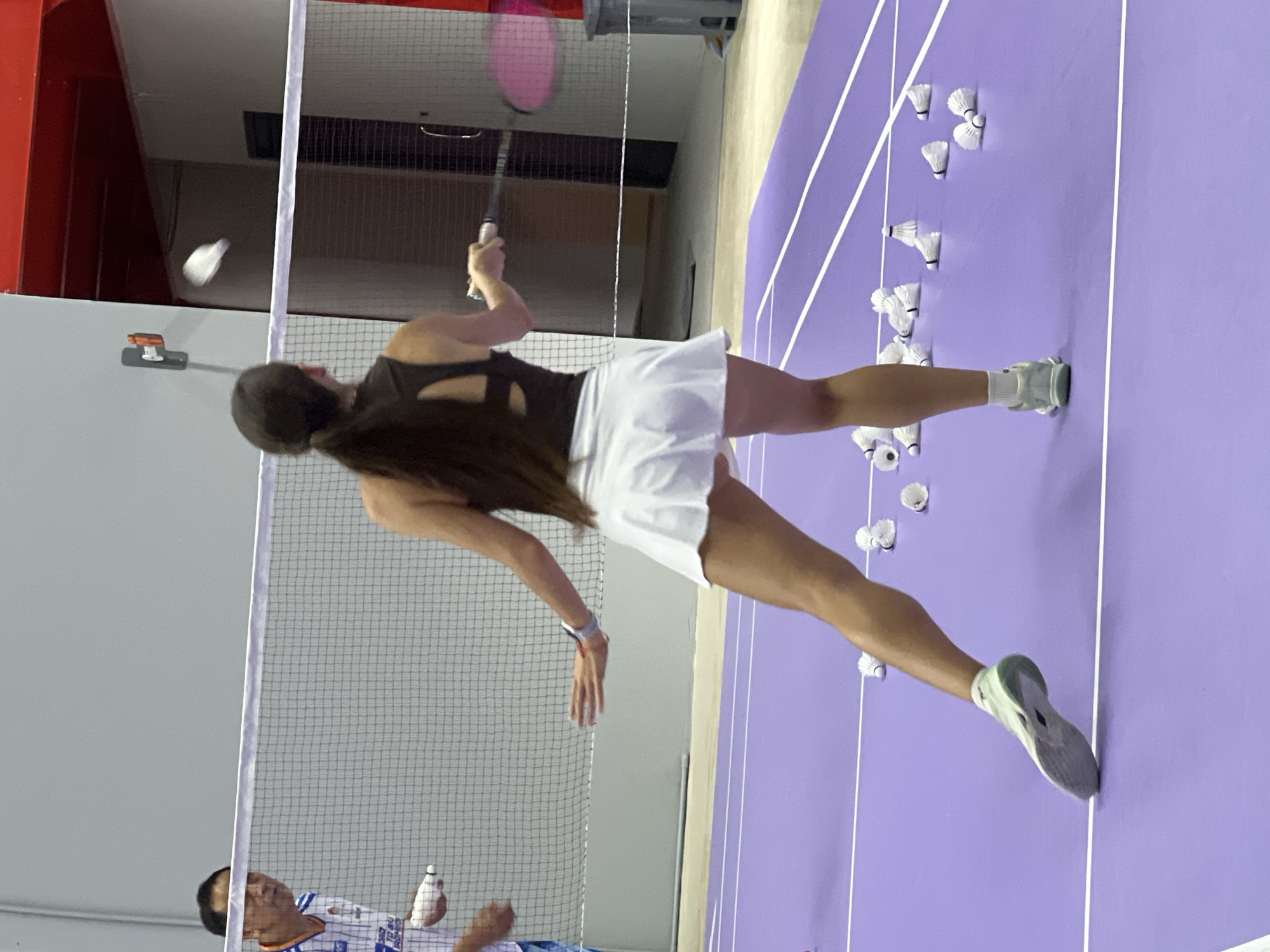 Badminton training session documented at Ko Samui sports facility