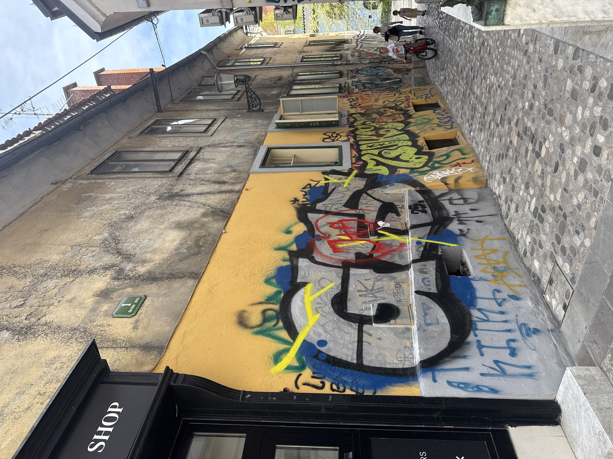 Visitor captures Ljubljana landmarks during afternoon walk