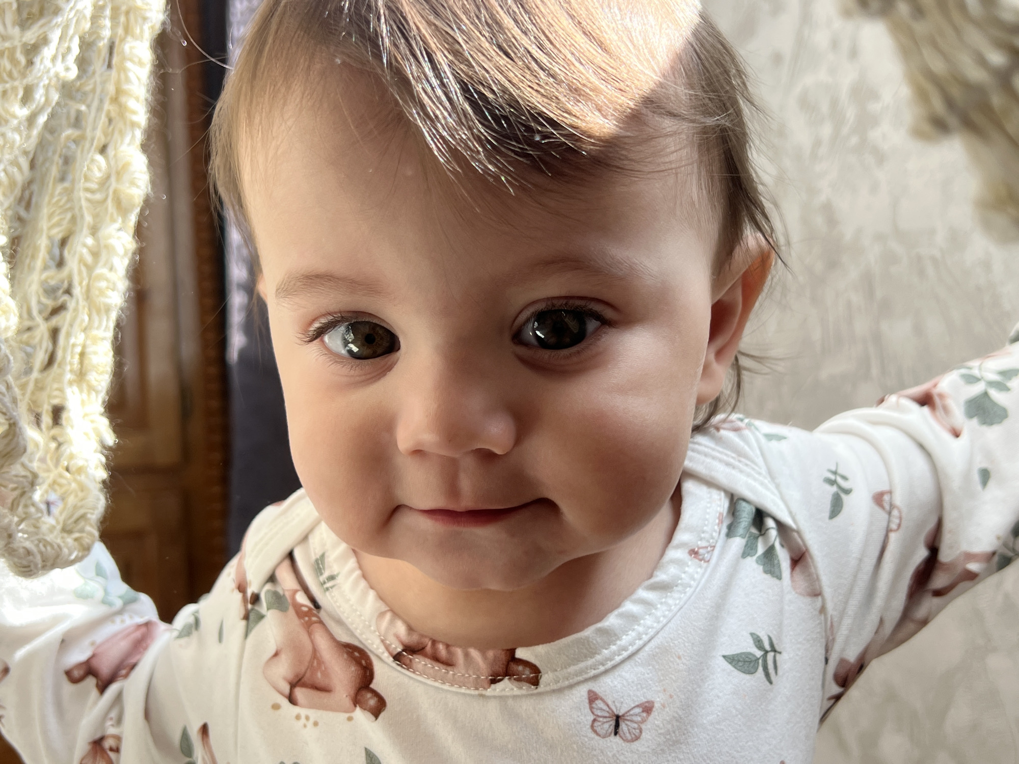 Toddler's morning activities documented in Elena, Bulgaria home