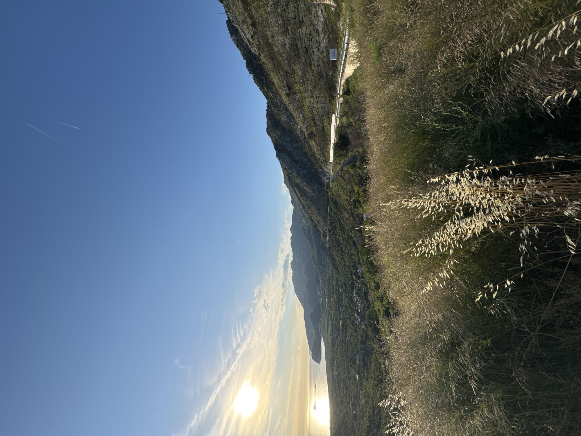 Golden hour sunset observed along Montenegro's Buljarica coast