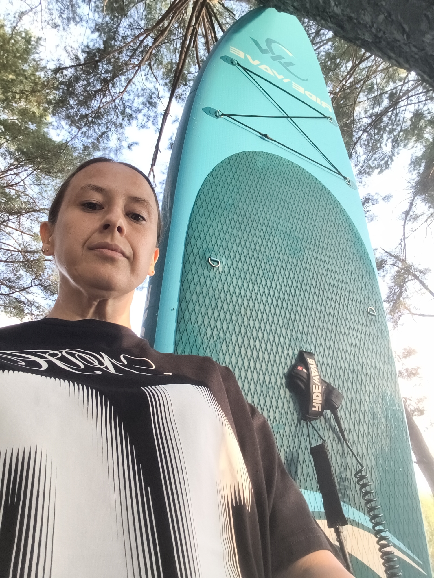 Paddleboarding the Kama River, Chaikovsky, summer afternoon