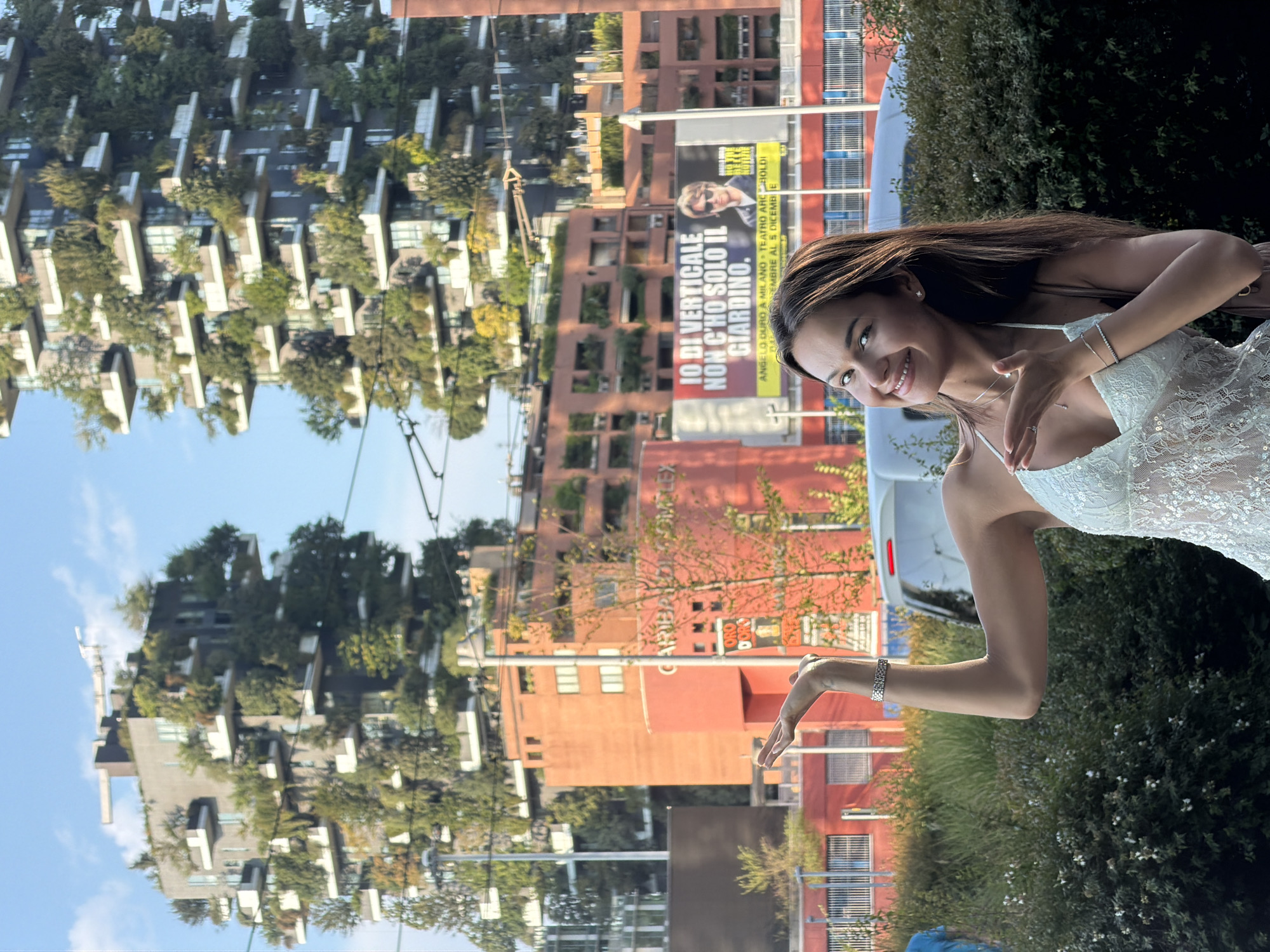 Afternoon hang around Bosco Verticale, Porta Nuova, Milan
