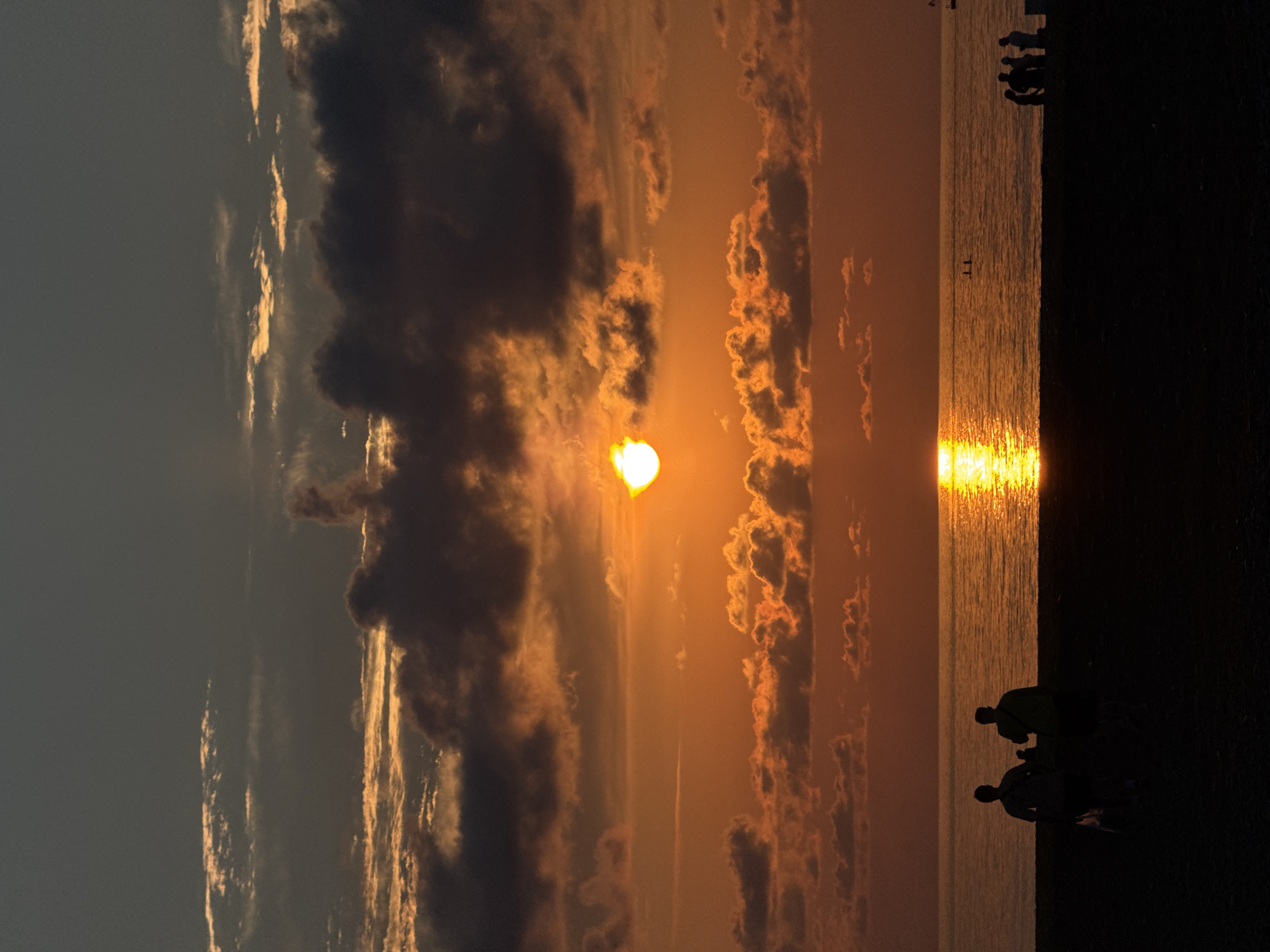 Sunset over Batumi's Black Sea shore and Botanical Garden