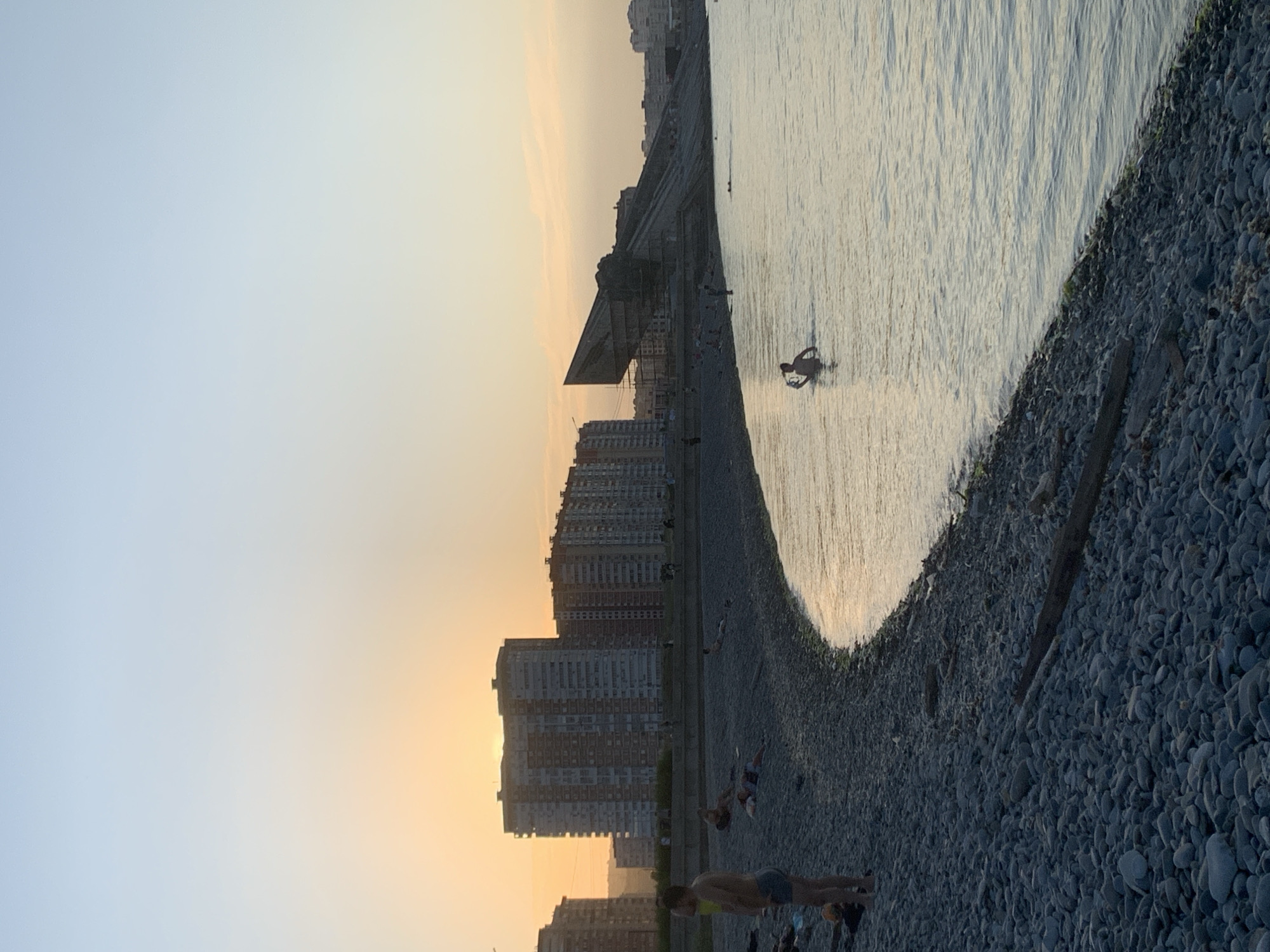 Lazy beach afternoon in Novorossiysk — swimming, SUP, shoreline lounging