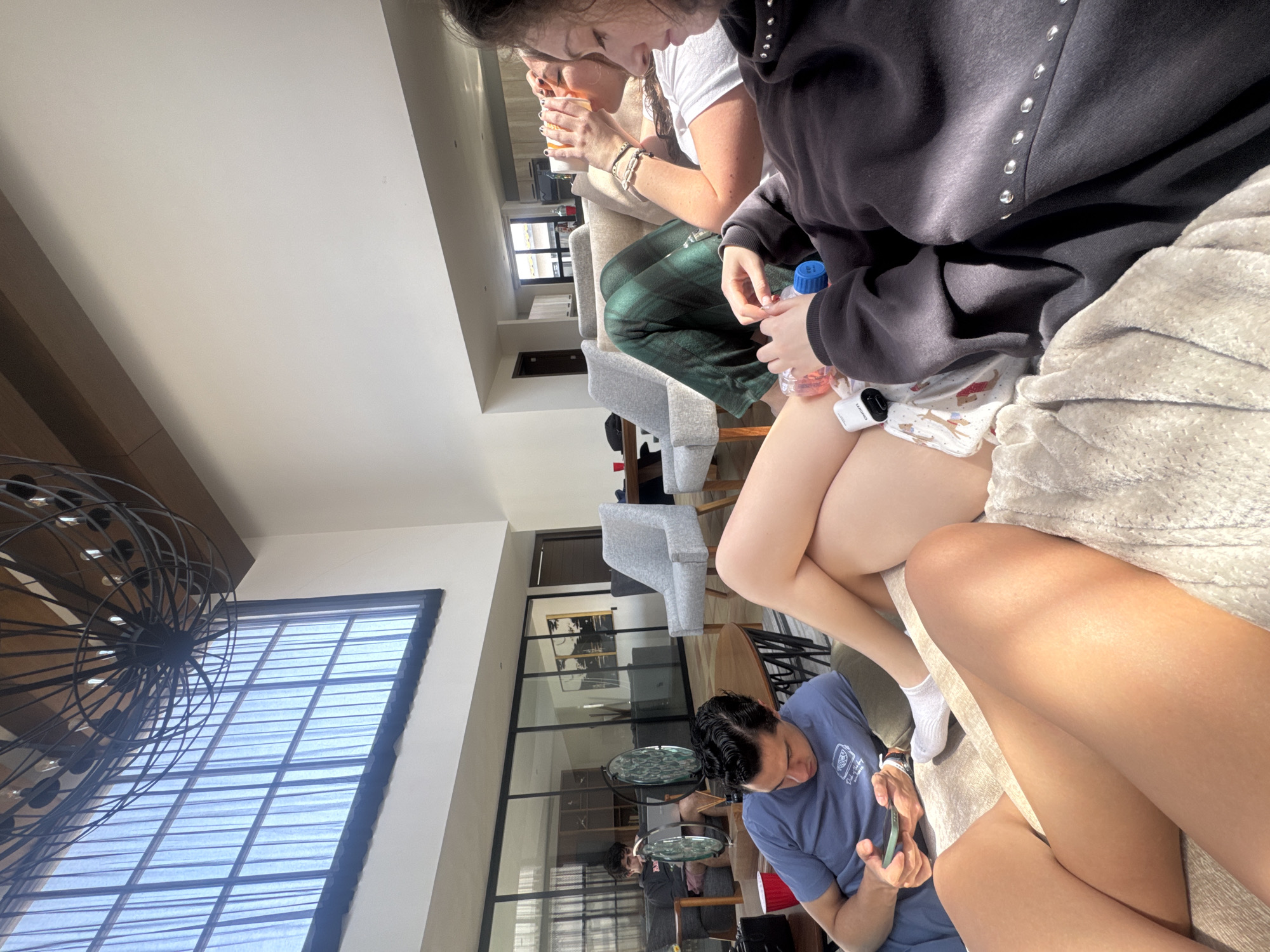 Indoor gathering documented at residential location Sunday afternoon
