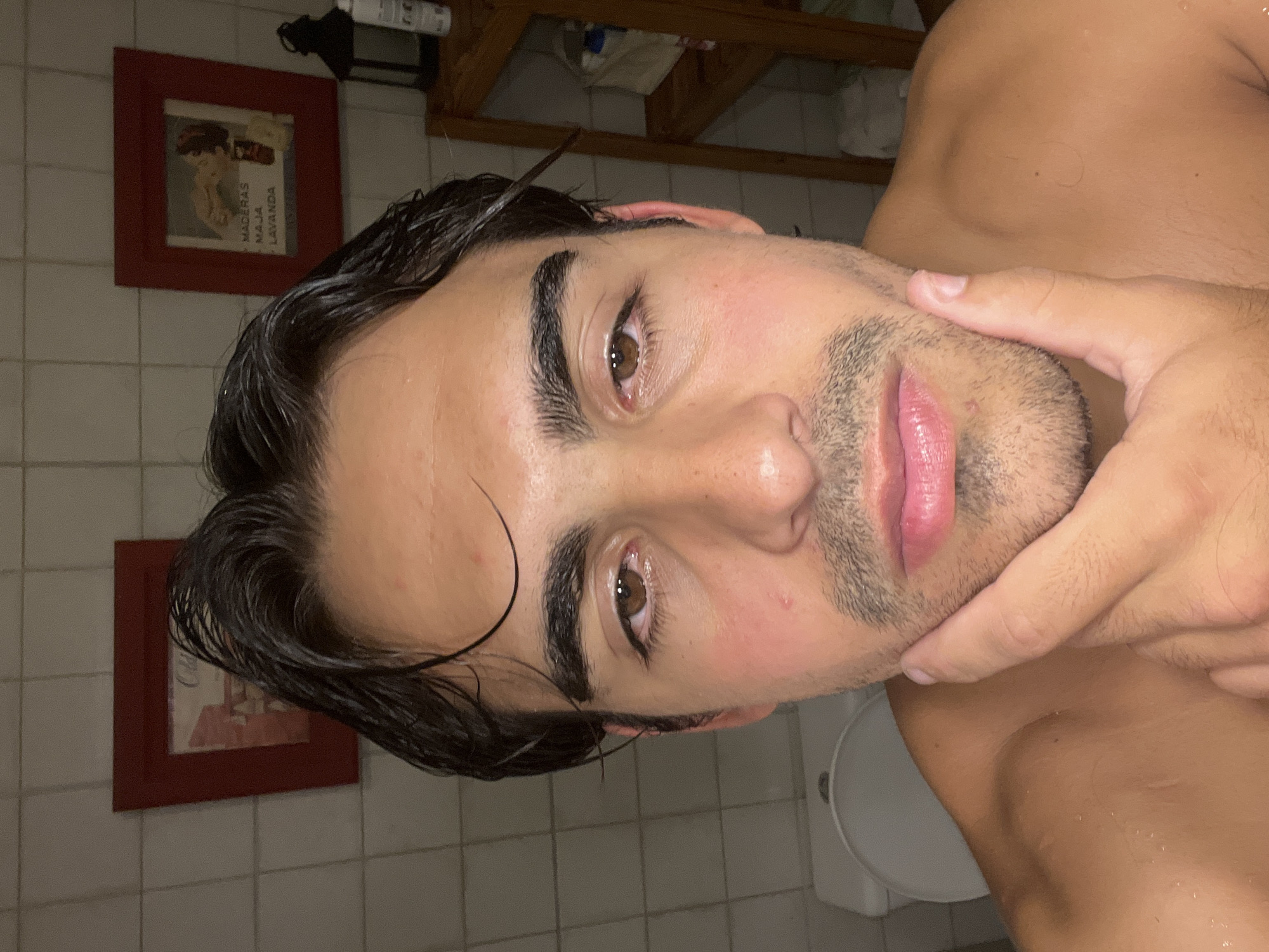 Man Takes Multiple Bathroom Selfies in Early Morning Hours