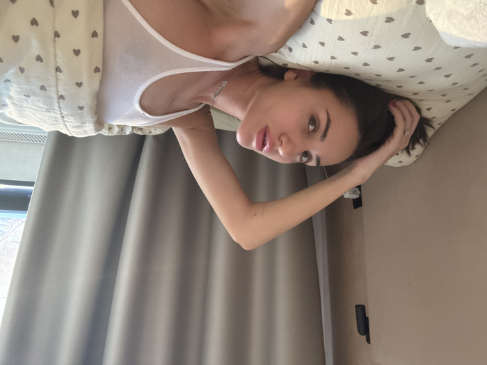 Woman's morning routine documented in Khimki residence