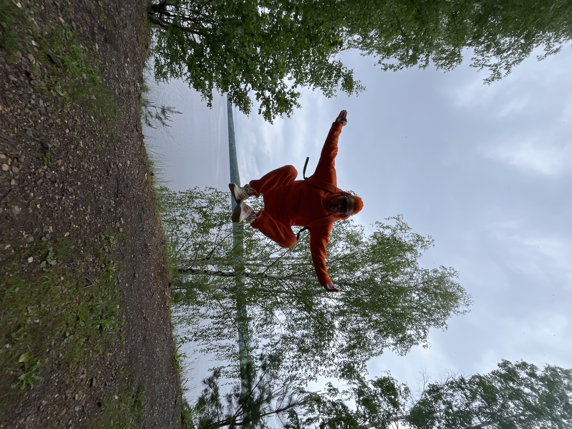 Airborne activity and romantic moment captured in Chaikovsky