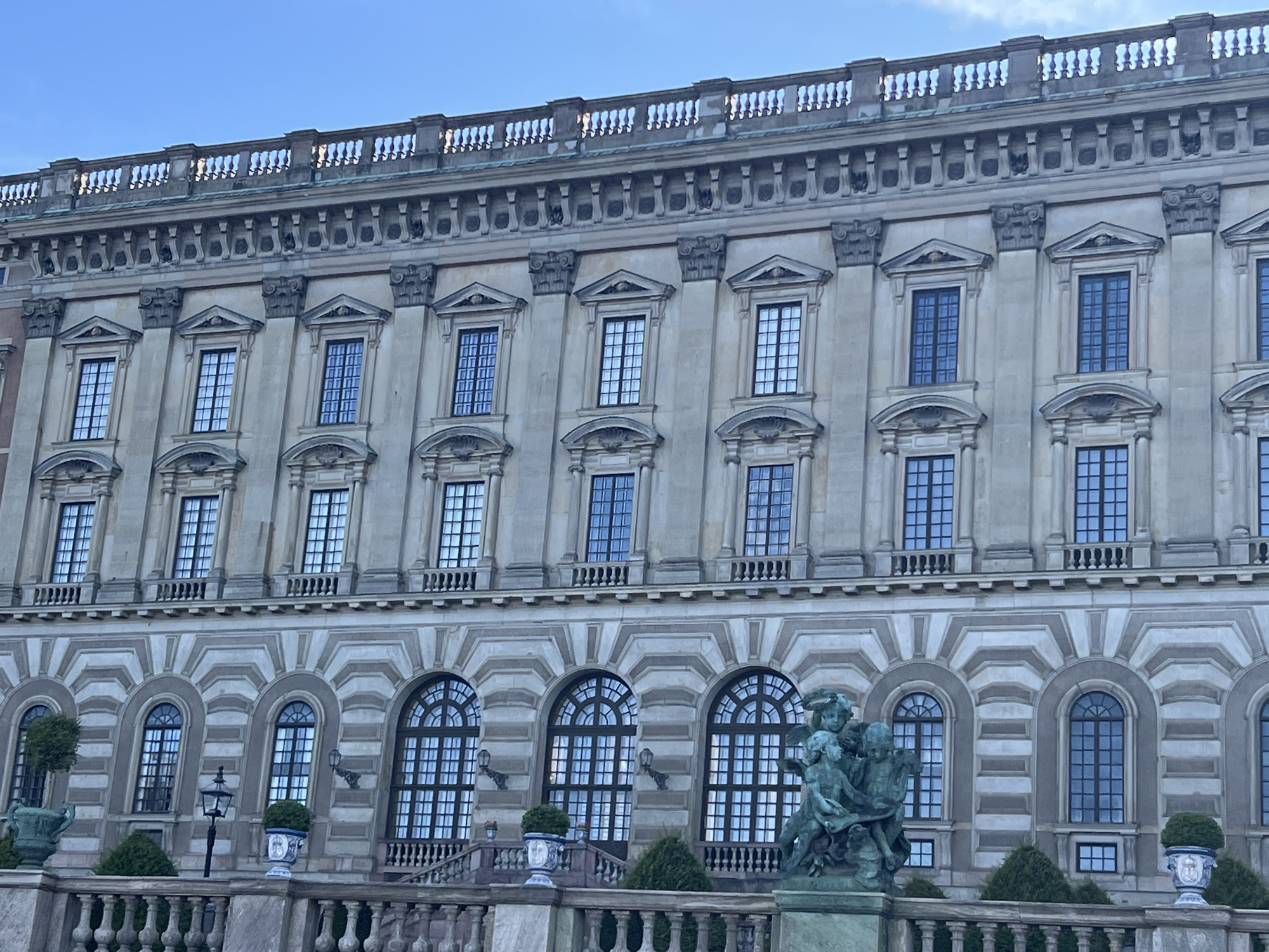 Afternoon views around Stockholm's Royal Palace