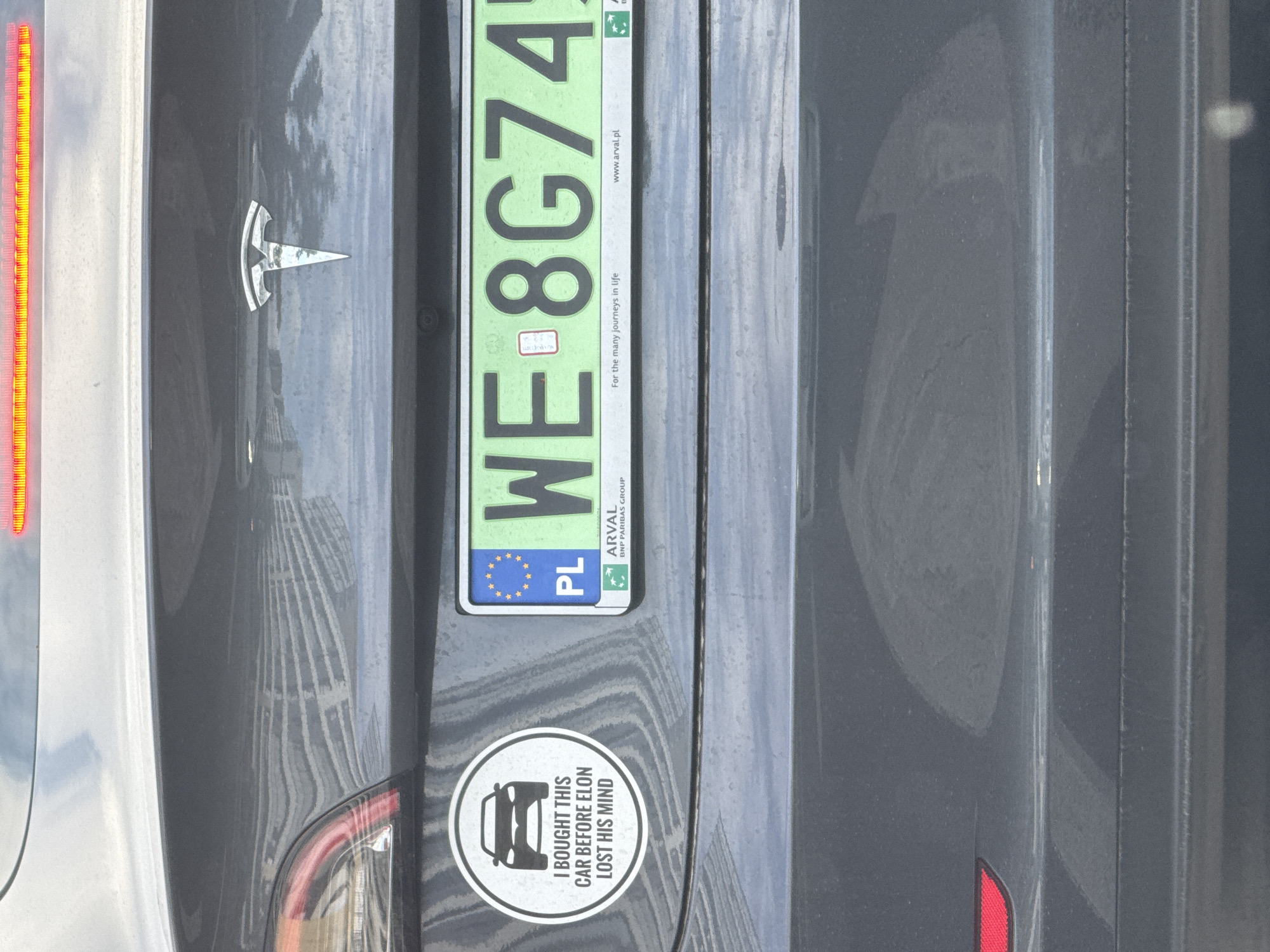 Tesla Model 3 spotted in Warsaw with Polish plates