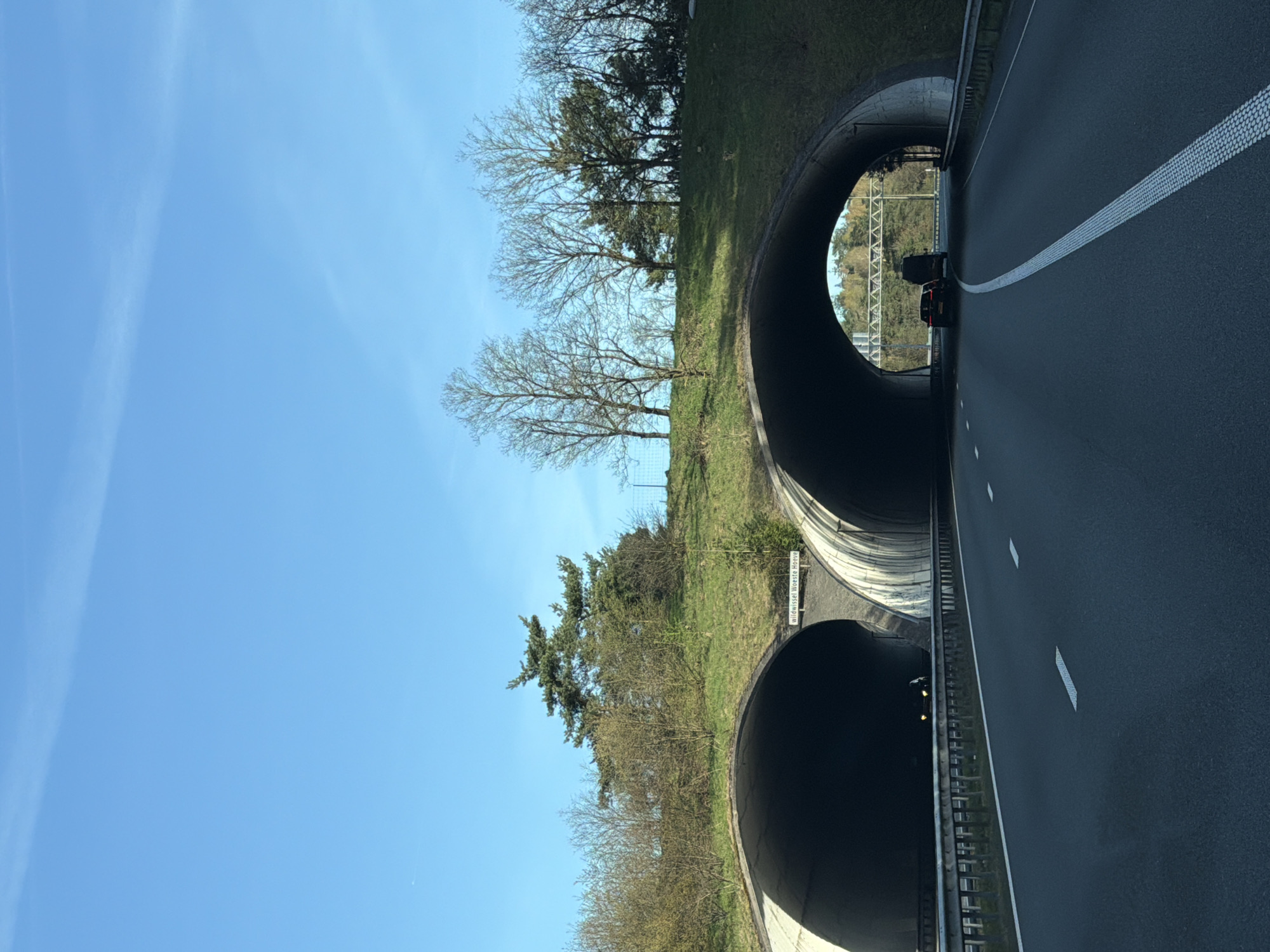 Wildlife crossing tunnels documented on Netherlands highway
