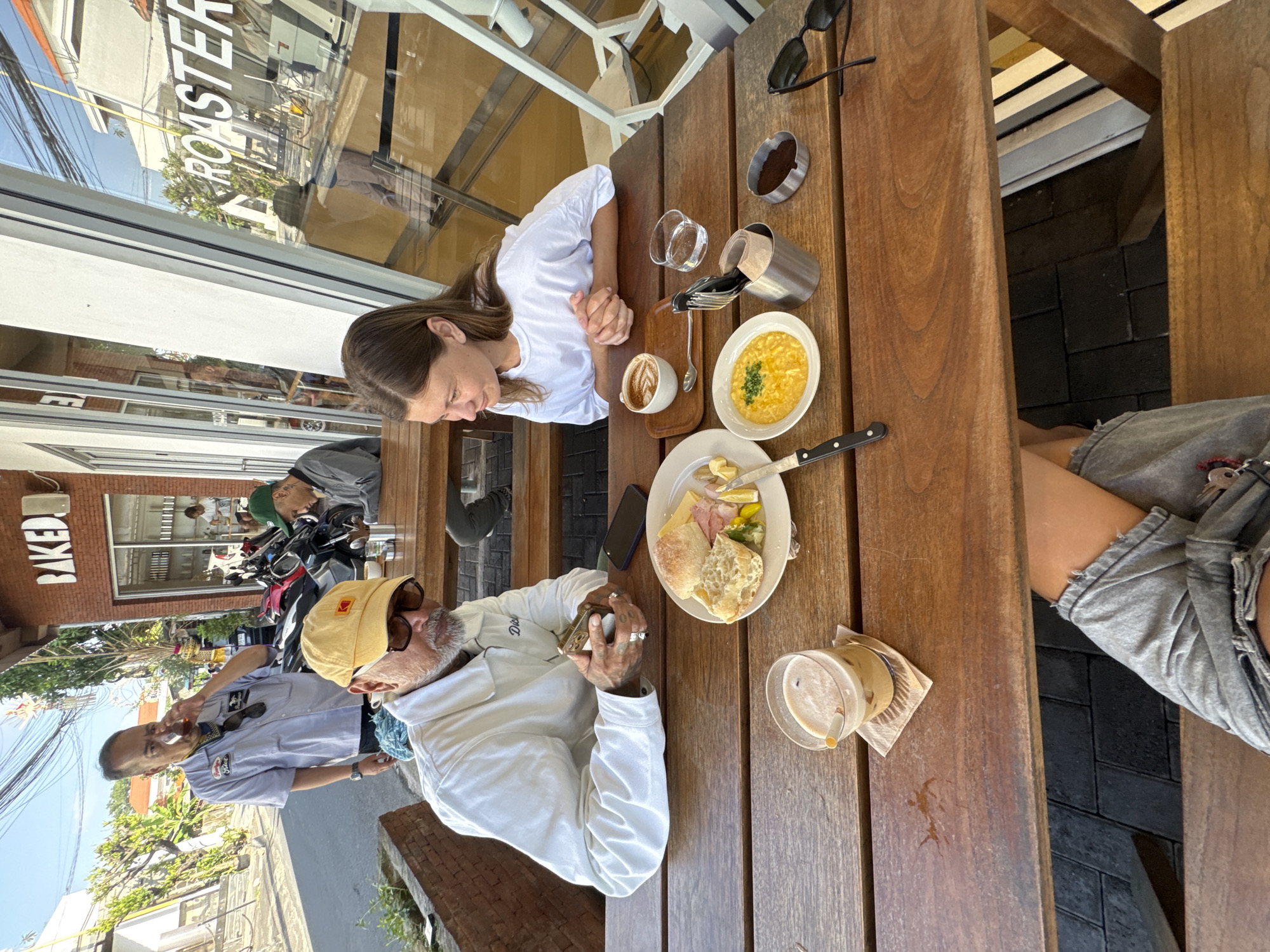 Coffee break at a North Kuta roastery and brew bar