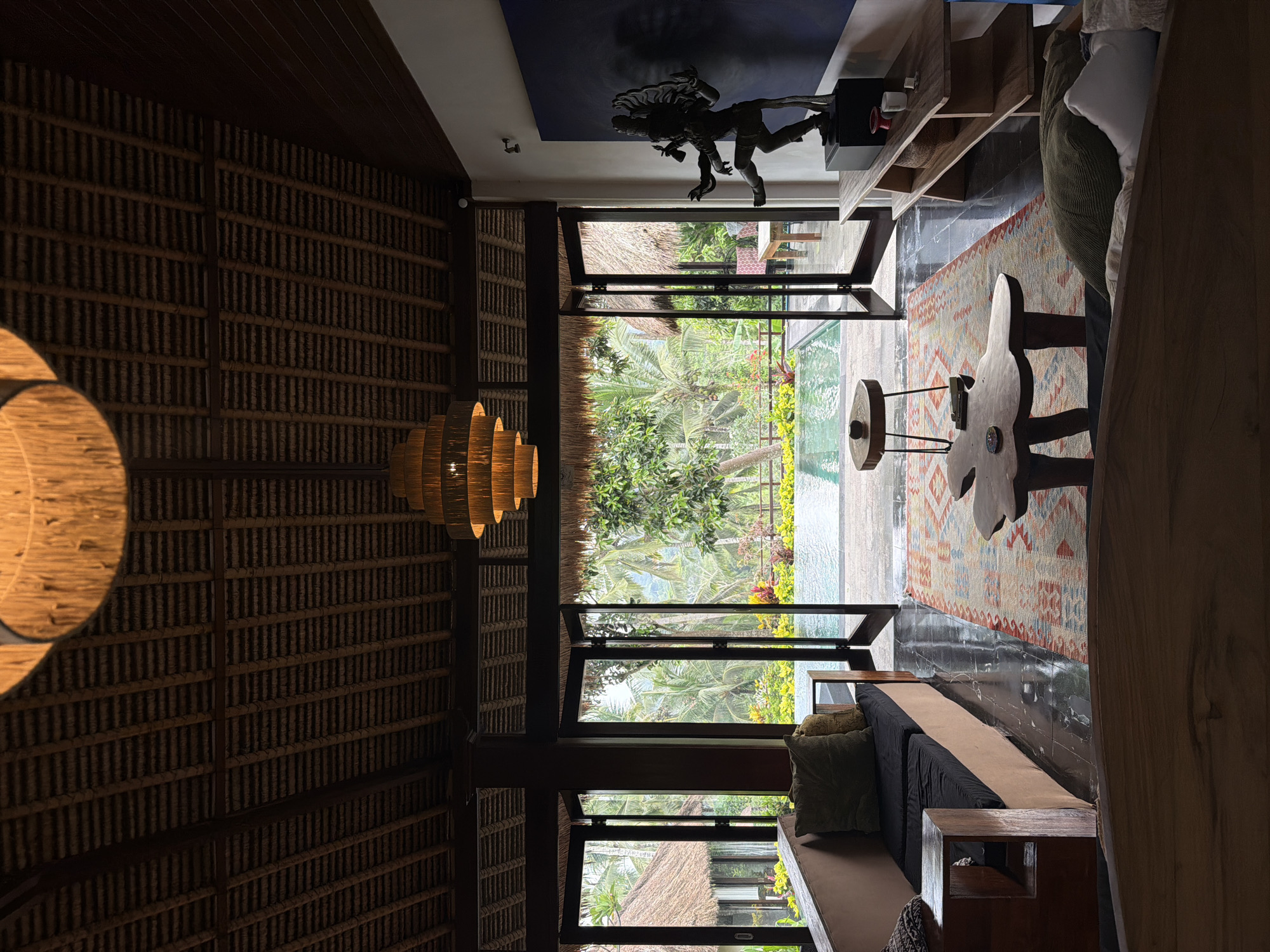 Person spotted in tropical villa's kitchen in Ubud District
