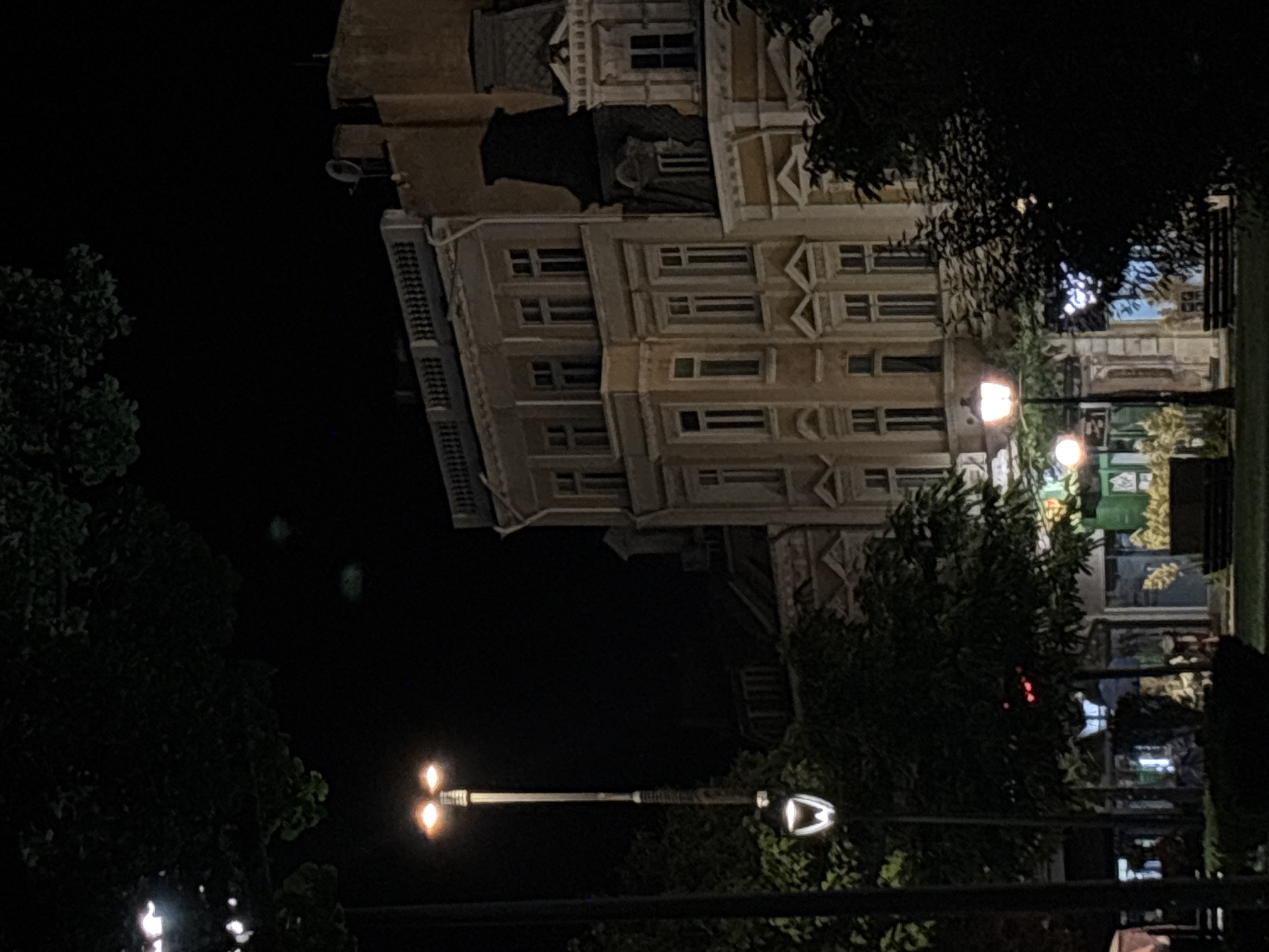 Evening out in Ruse's illuminated historic center