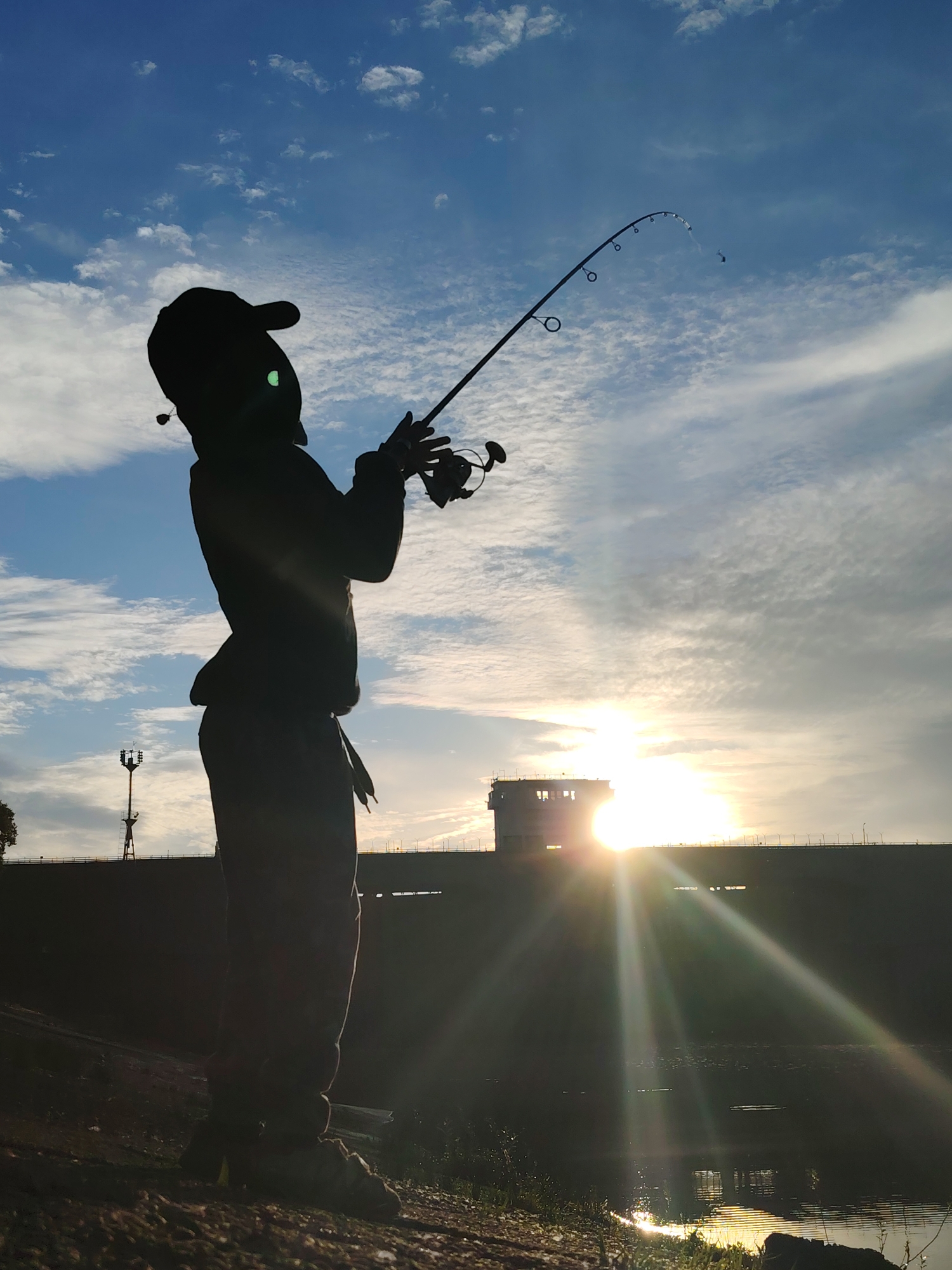 Fishing and exploring the Kama River dam at Chaikovsky