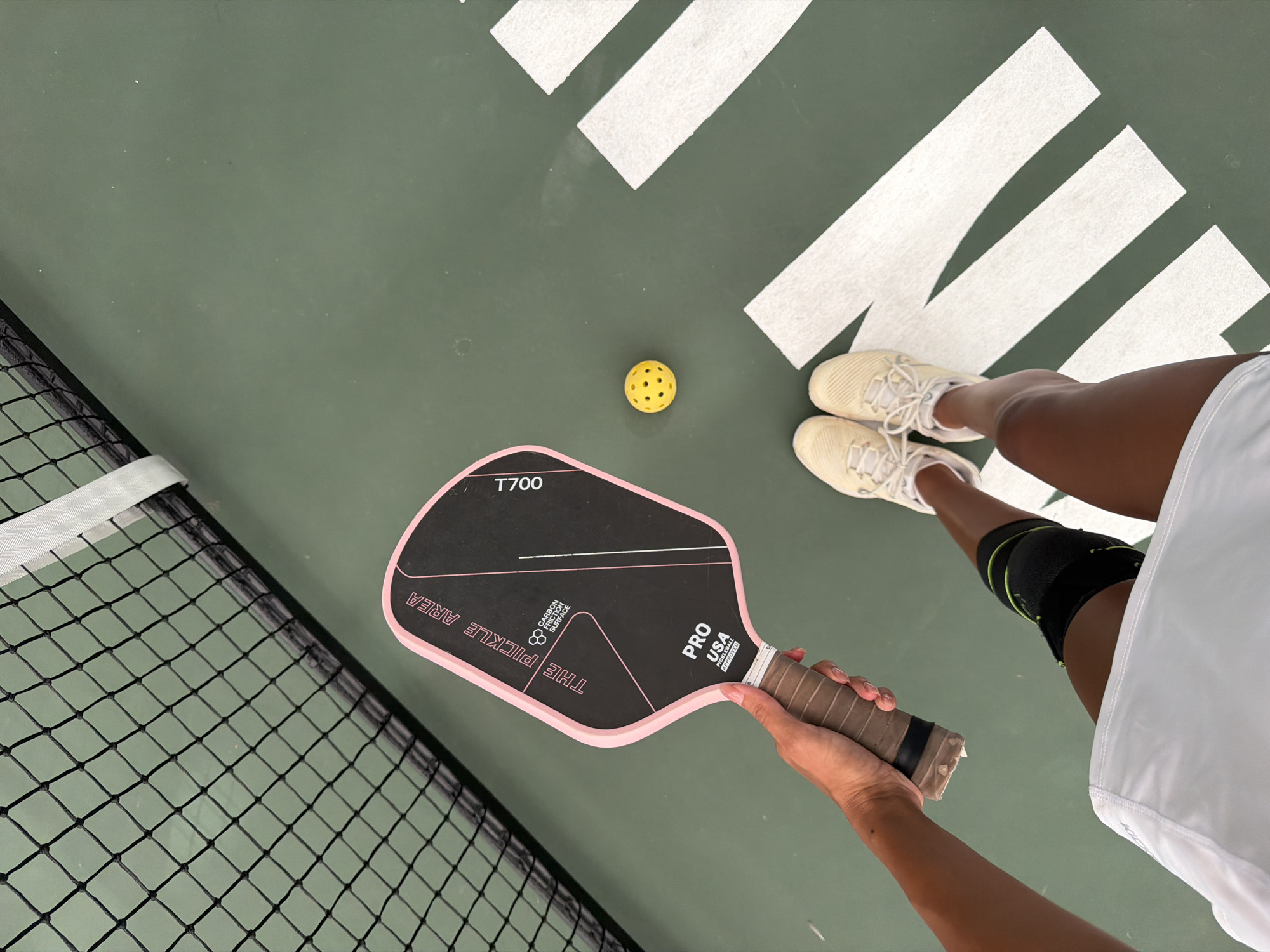 Pickleball player spotted on court in Nha Trang, Vietnam