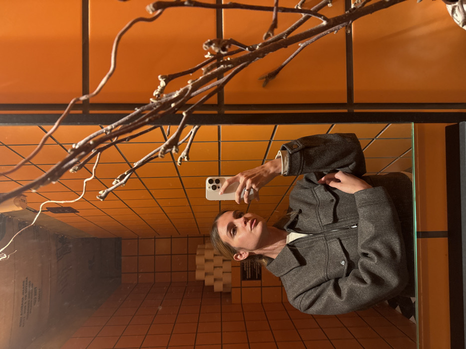 Woman documents daily activities through selfies and portraits